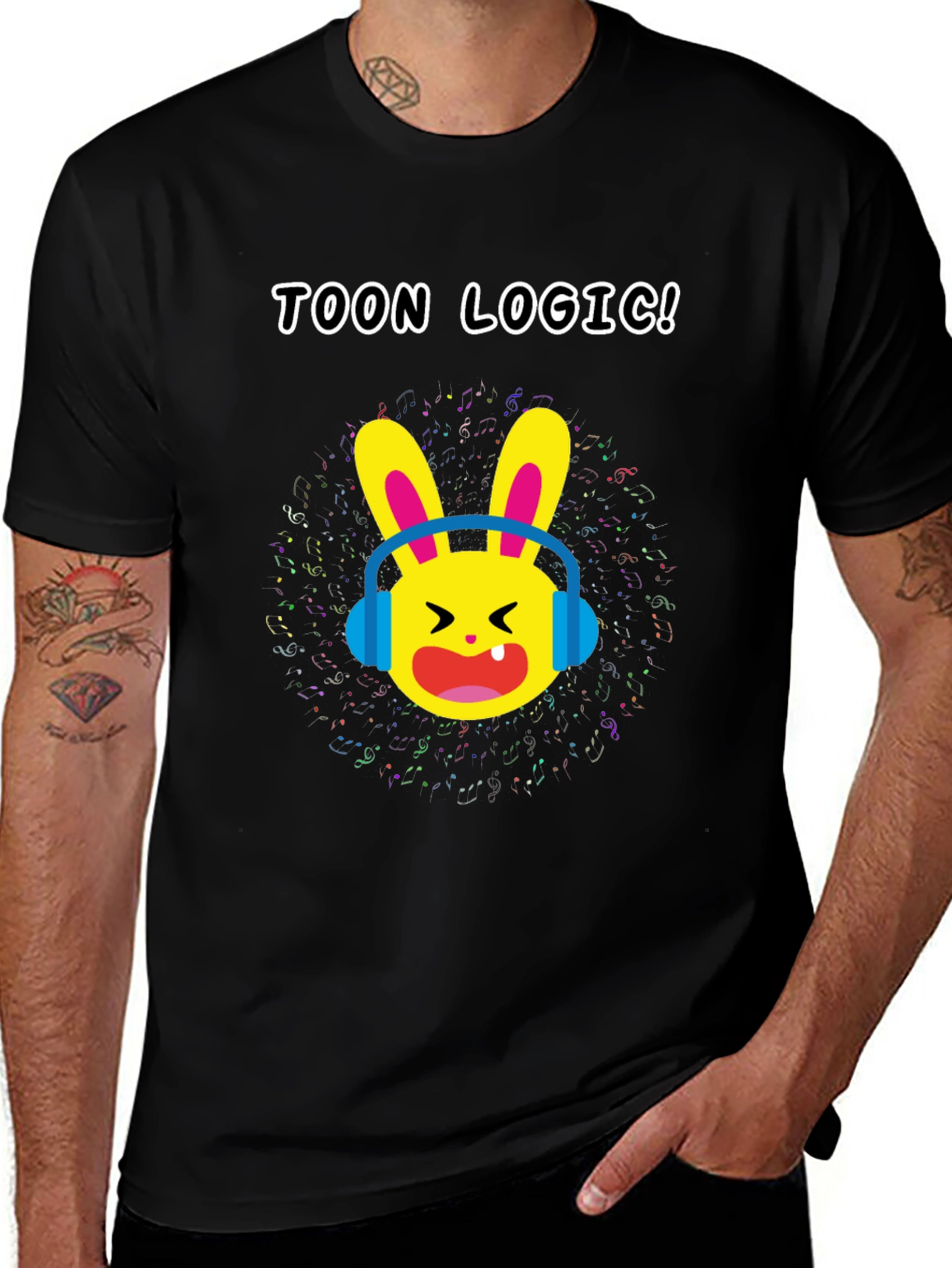 Toon Logic! Graphic Print Cotton T-Shirt