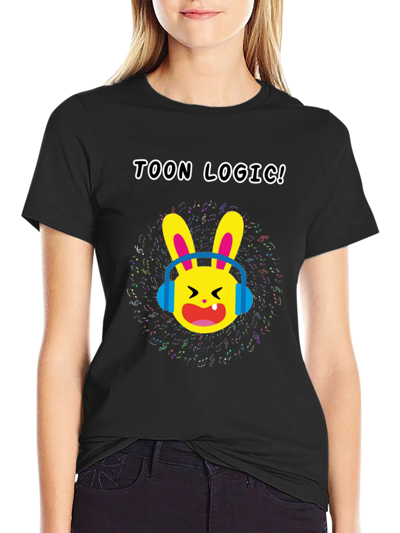 Toon Logic! Graphic Print Cotton T-Shirt