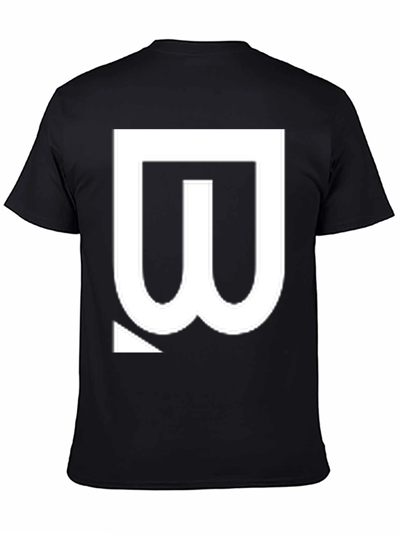 Bold Graphic Tee - White Symbol on Black