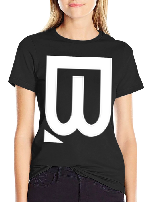 Bold Graphic Tee - White Symbol on Black
