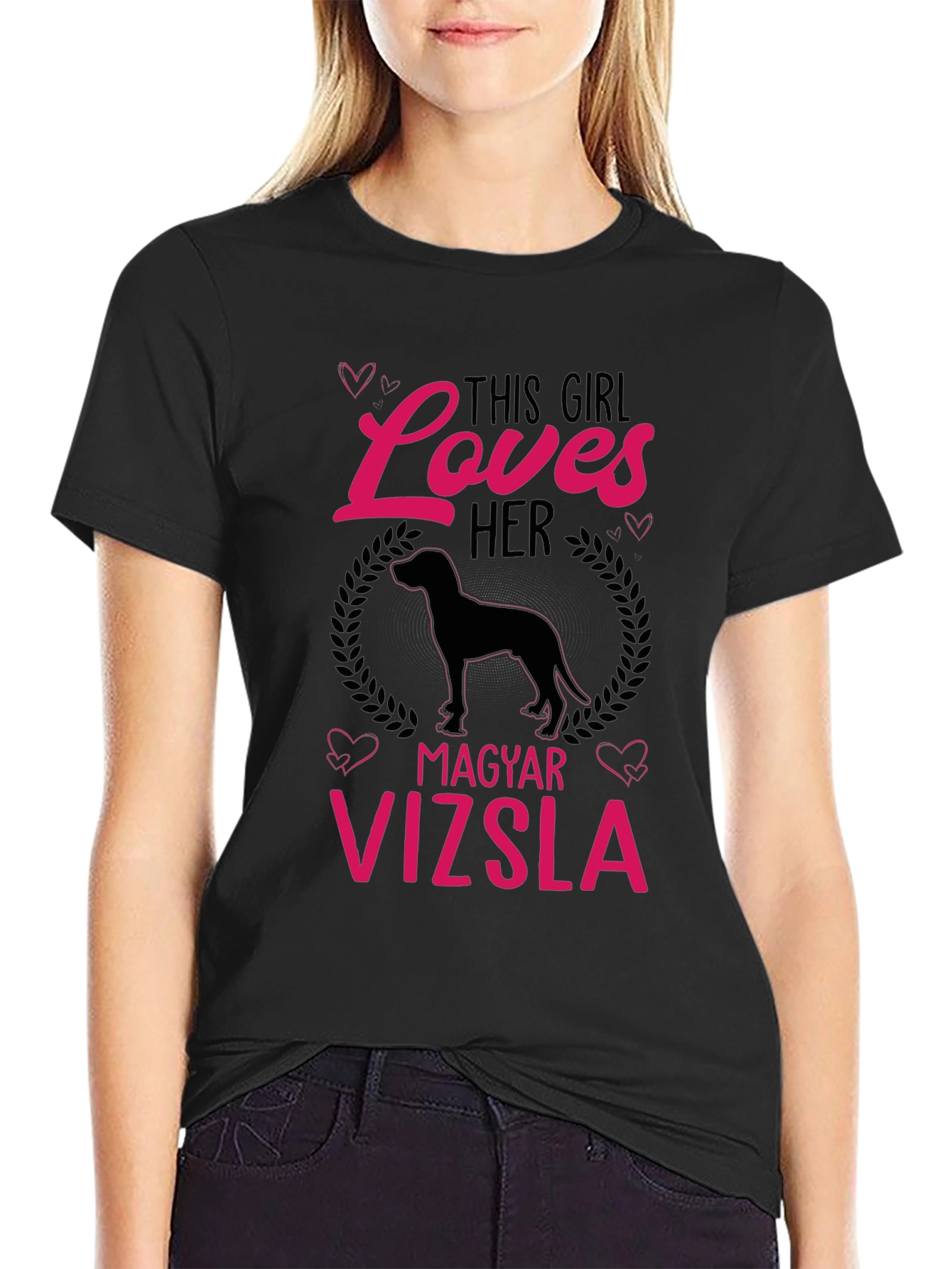 Girl Loves Her Magyar Vizsla T-Shirt