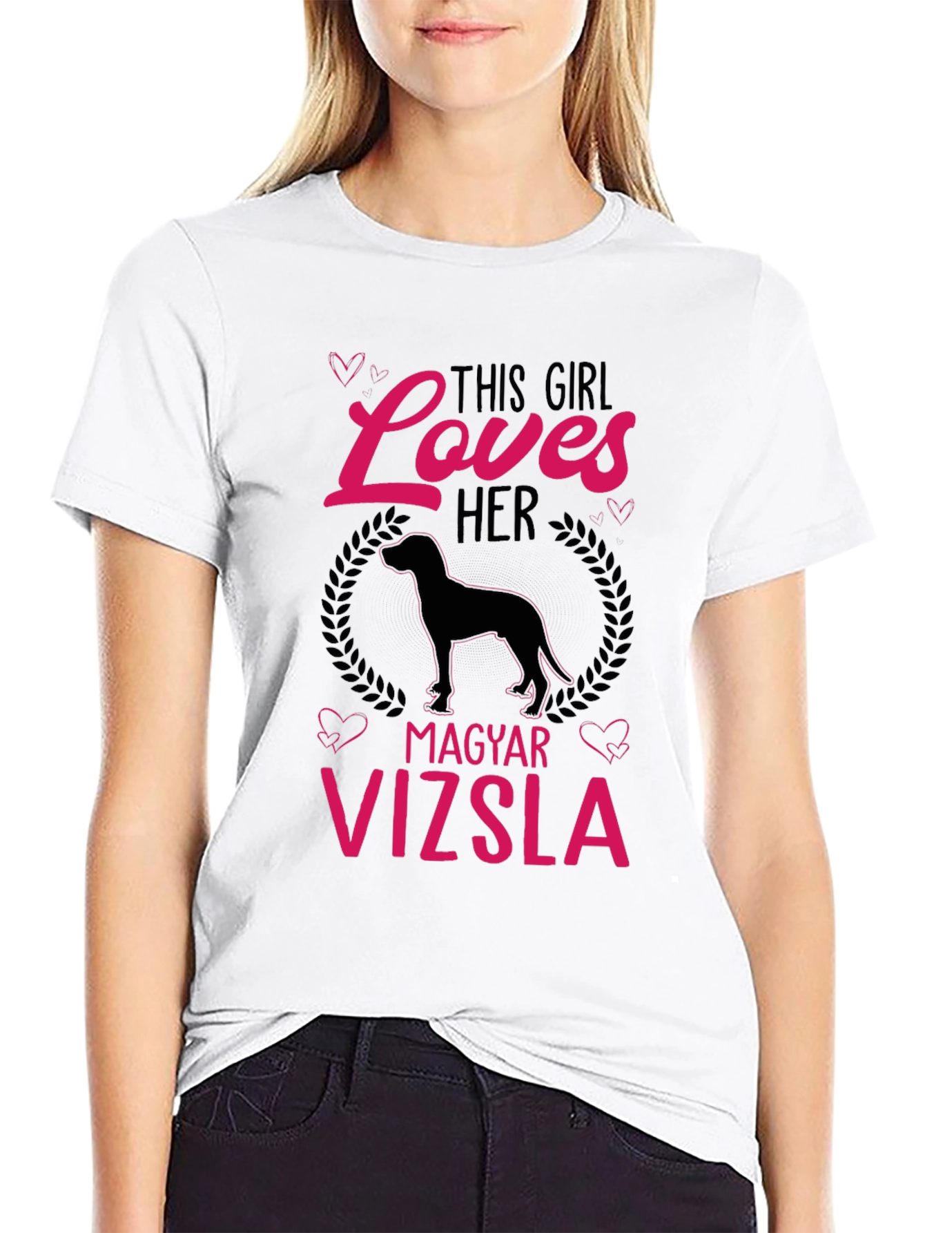 Girl Loves Her Magyar Vizsla T-Shirt