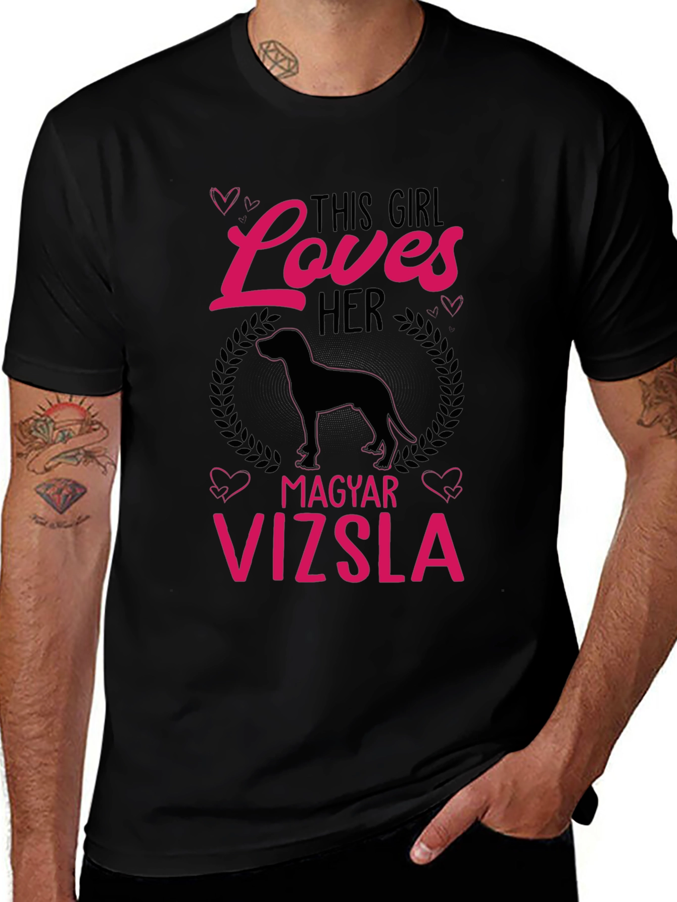 Girl Loves Her Magyar Vizsla T-Shirt