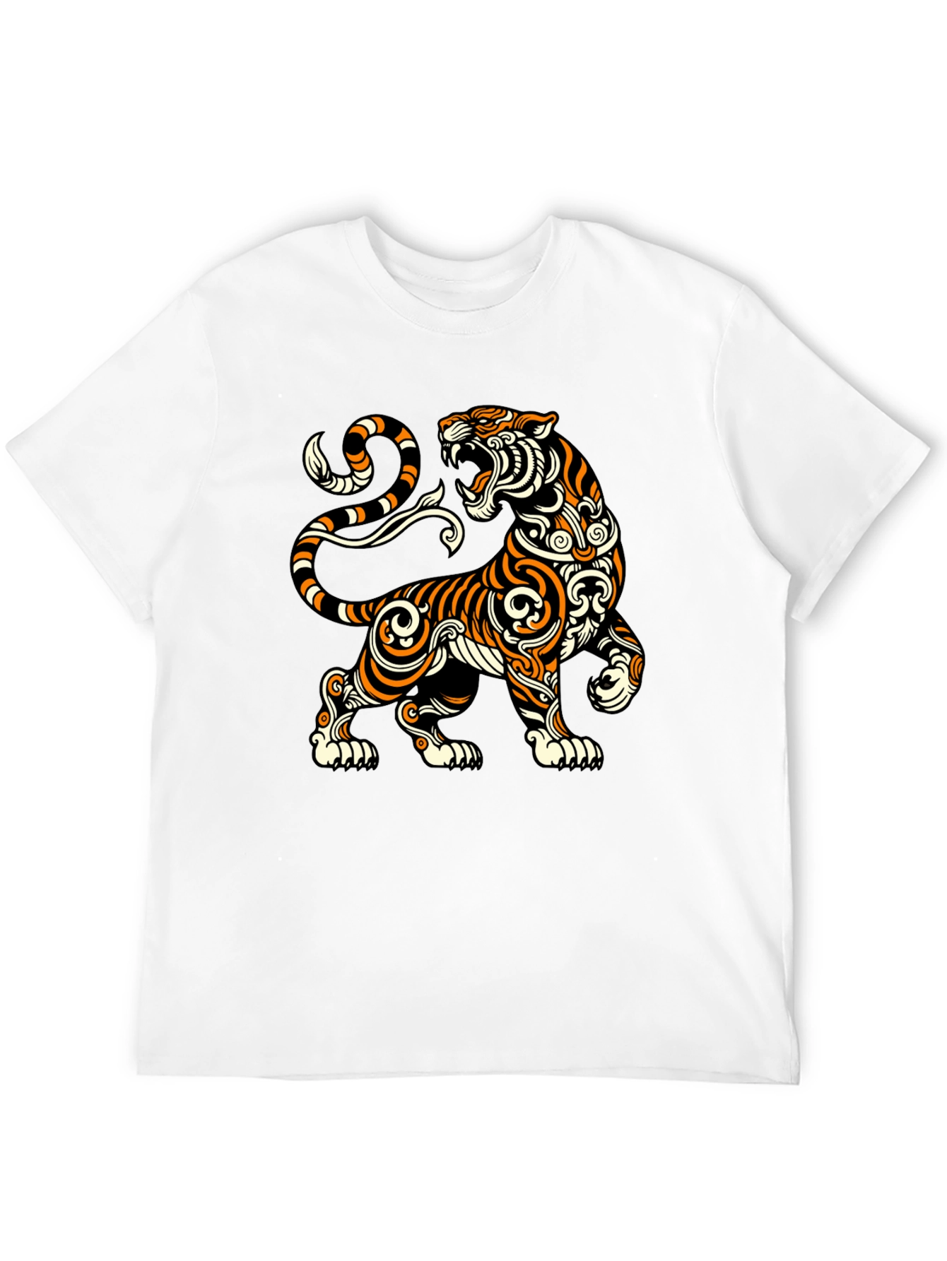 Tiger Graphic T-Shirt - Black