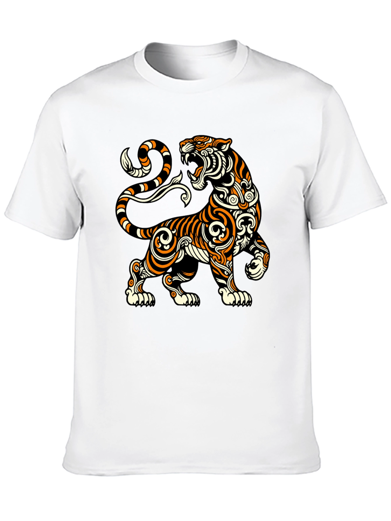 Tiger Graphic T-Shirt - Black