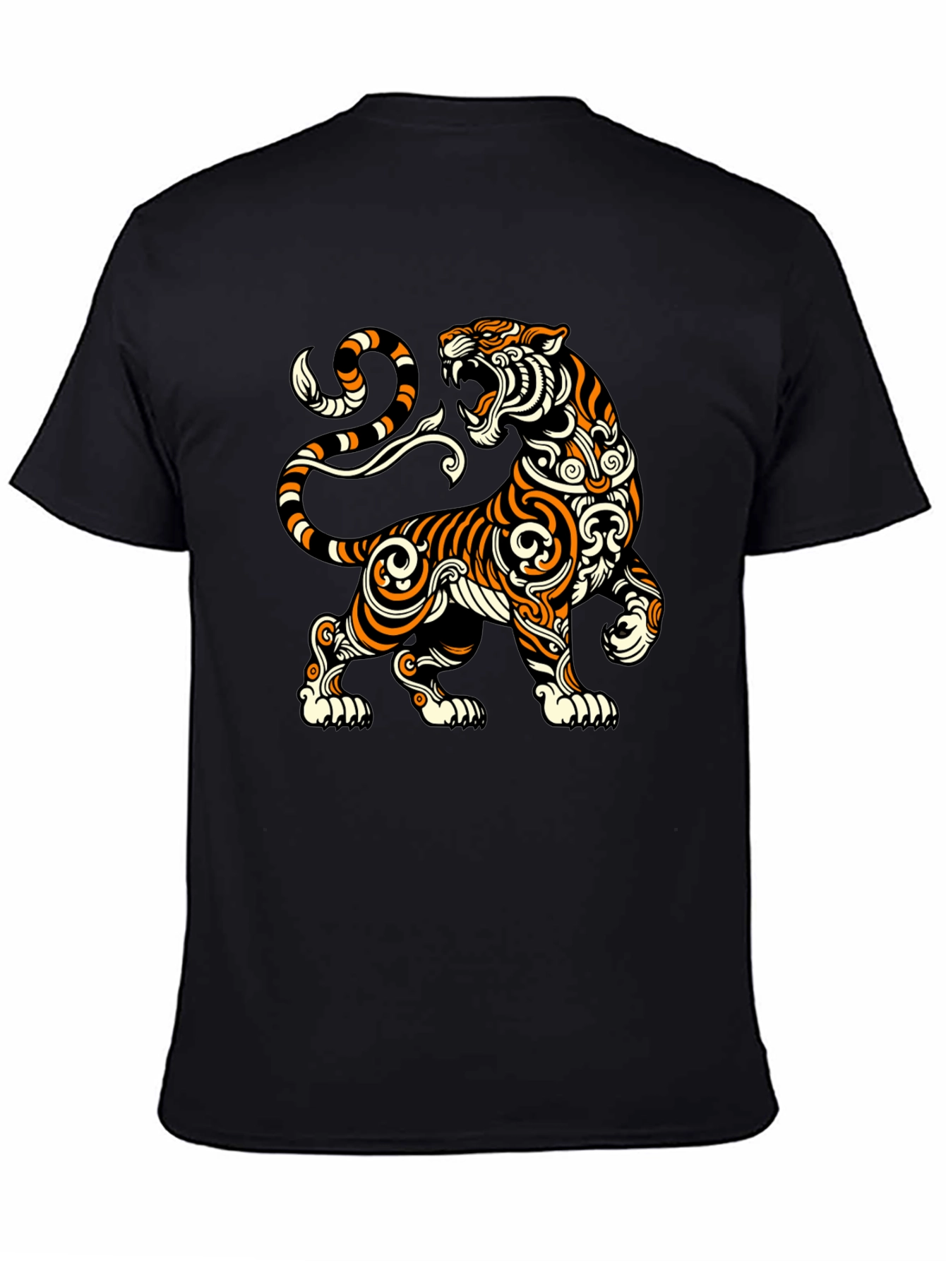 Tiger Graphic T-Shirt - Black