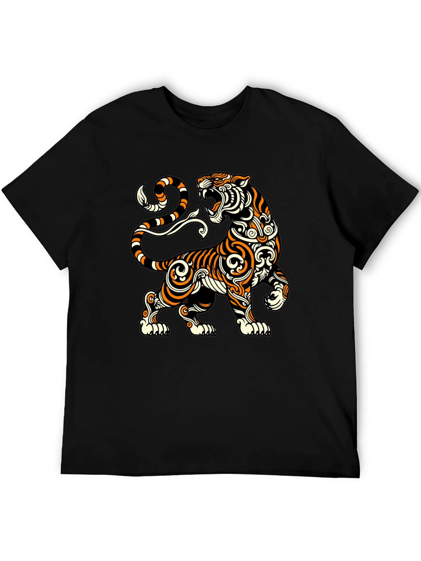 Tiger Graphic T-Shirt - Black