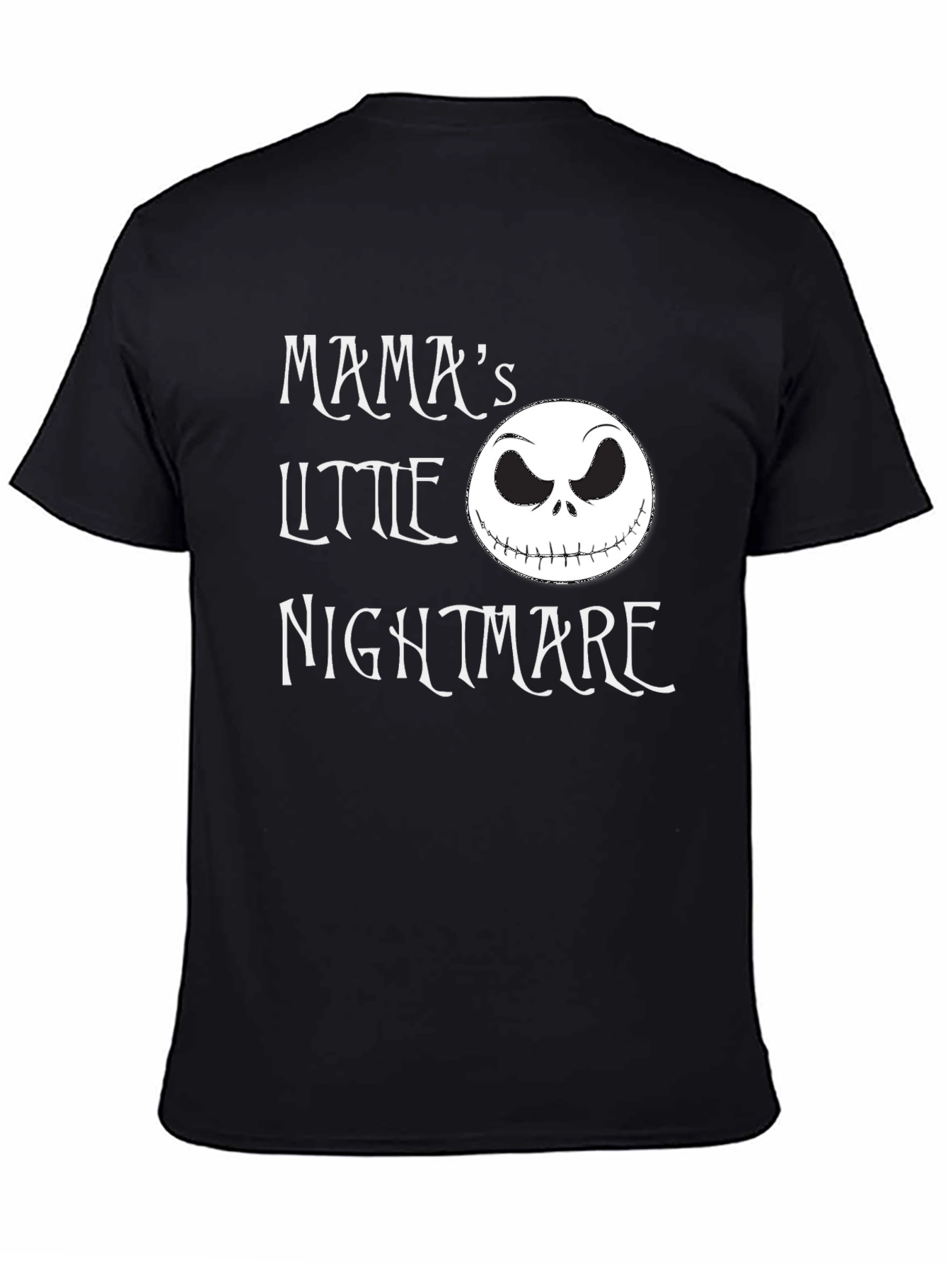 Mamas Little Nightmare Graphic Tee - Black Cotton Shirt