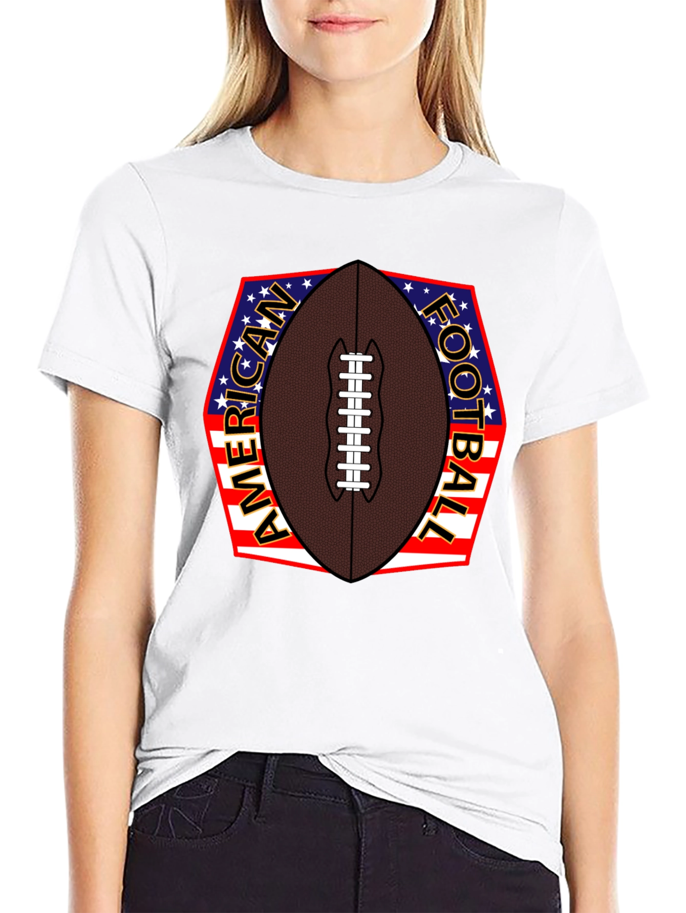 American Football Patriotic T-Shirt
