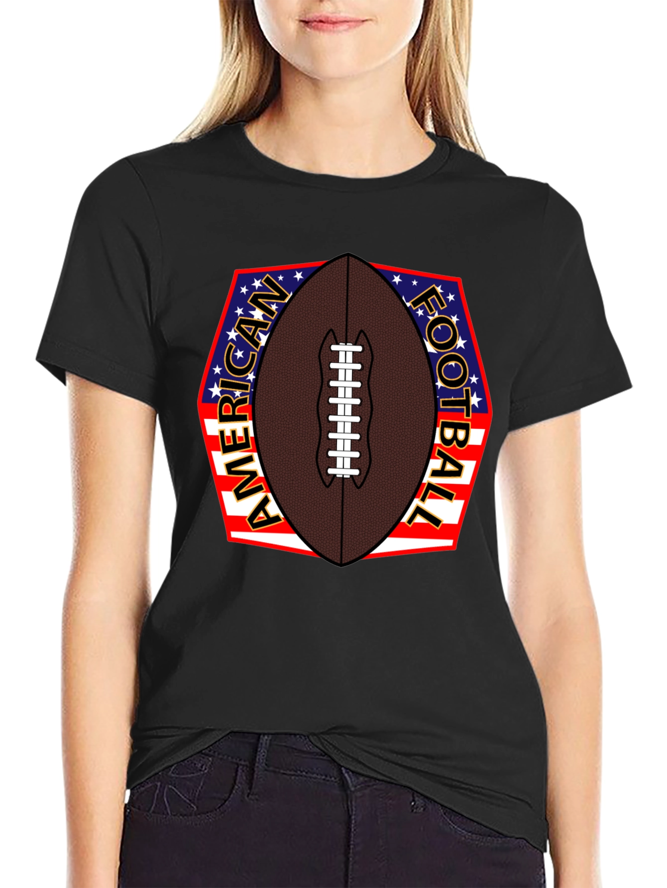 American Football Patriotic T-Shirt