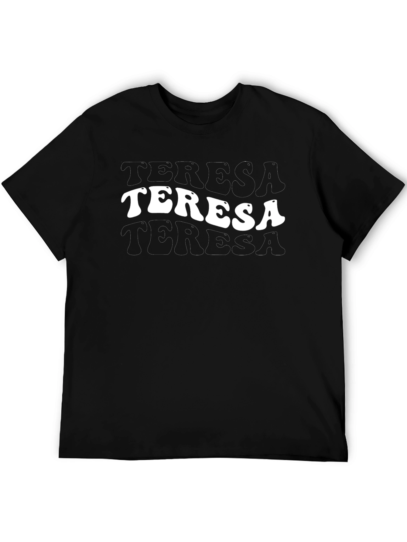 Teresa Retro Graphic Tee - Black
