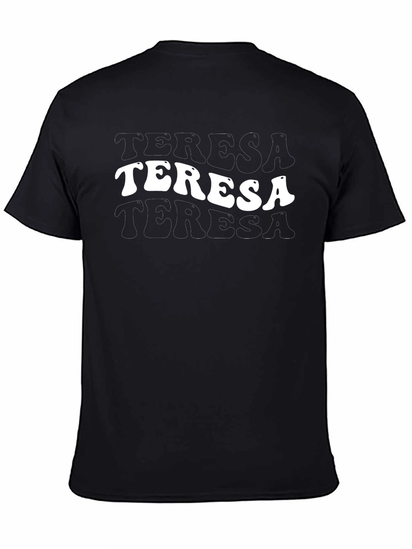 Teresa Retro Graphic Tee - Black