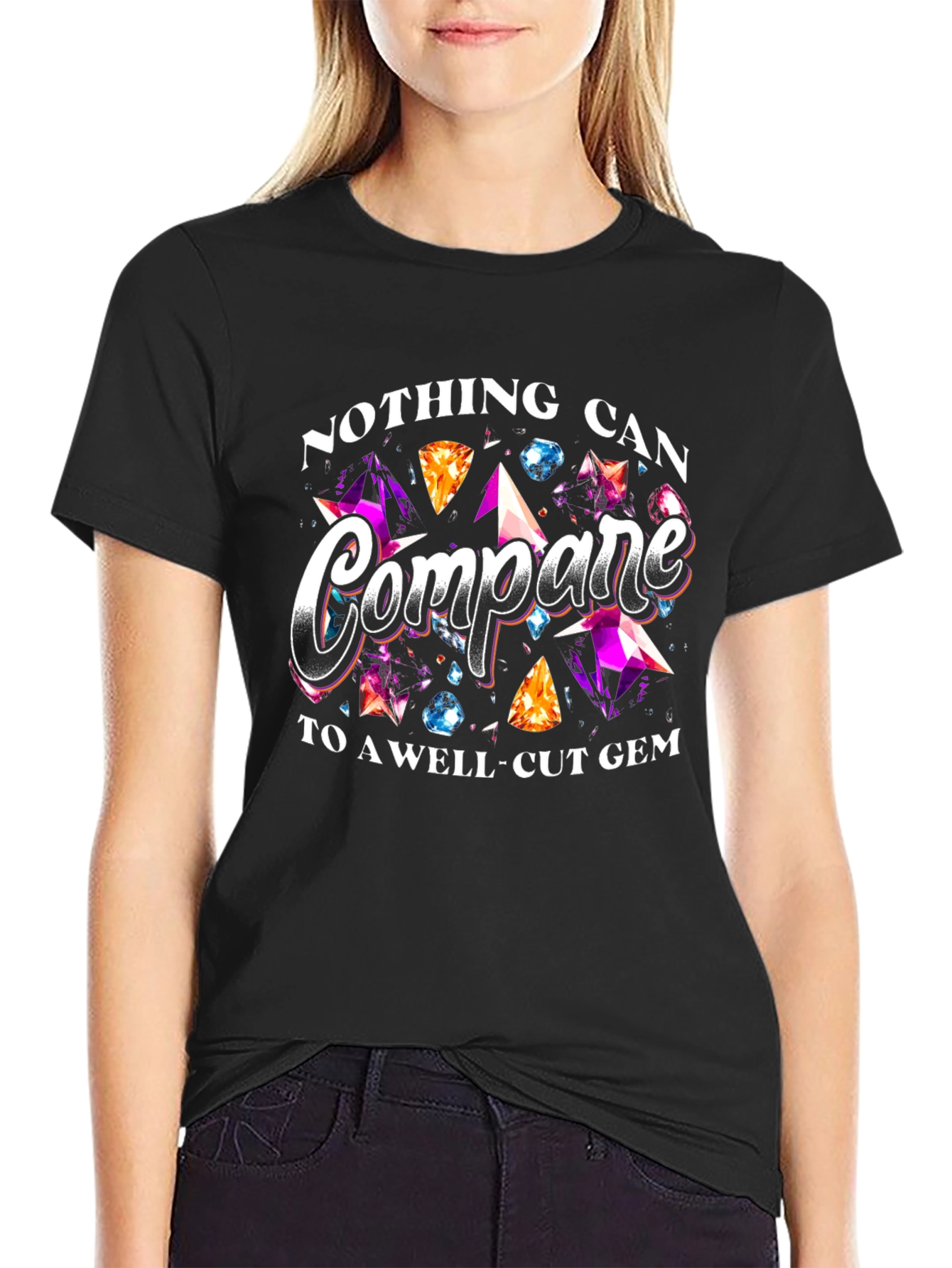 Nothing Can Compare Gemstone Graphic Tee