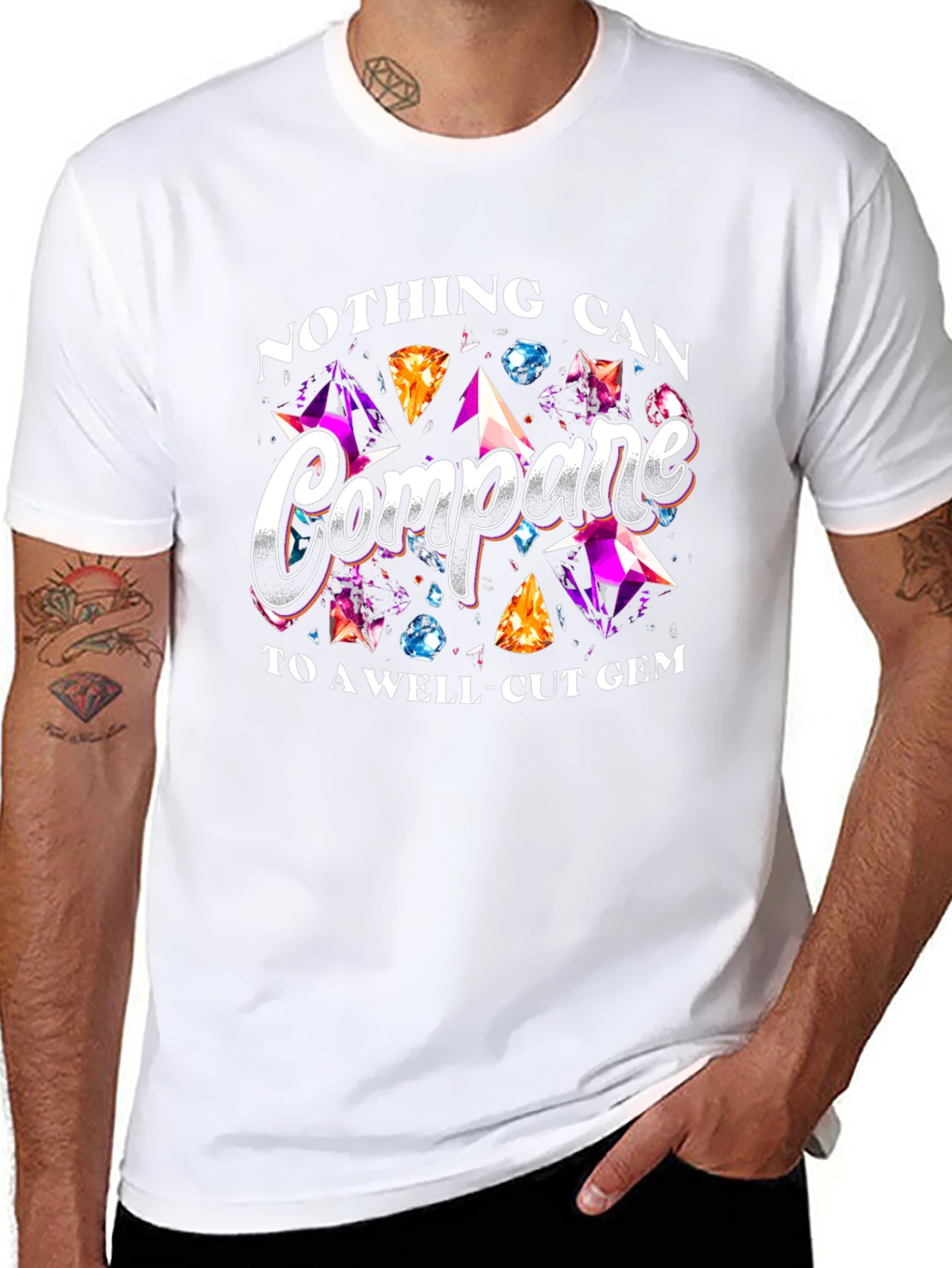 Nothing Can Compare Gemstone Graphic Tee