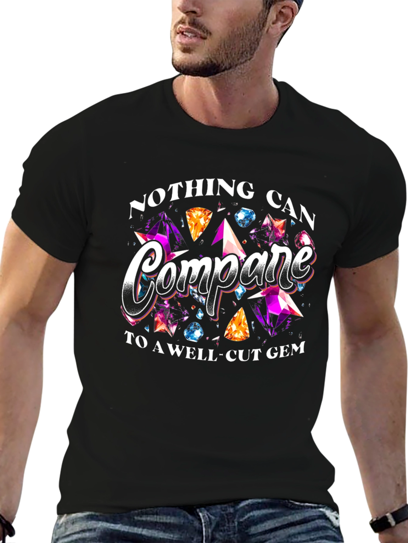 Nothing Can Compare Gemstone Graphic Tee