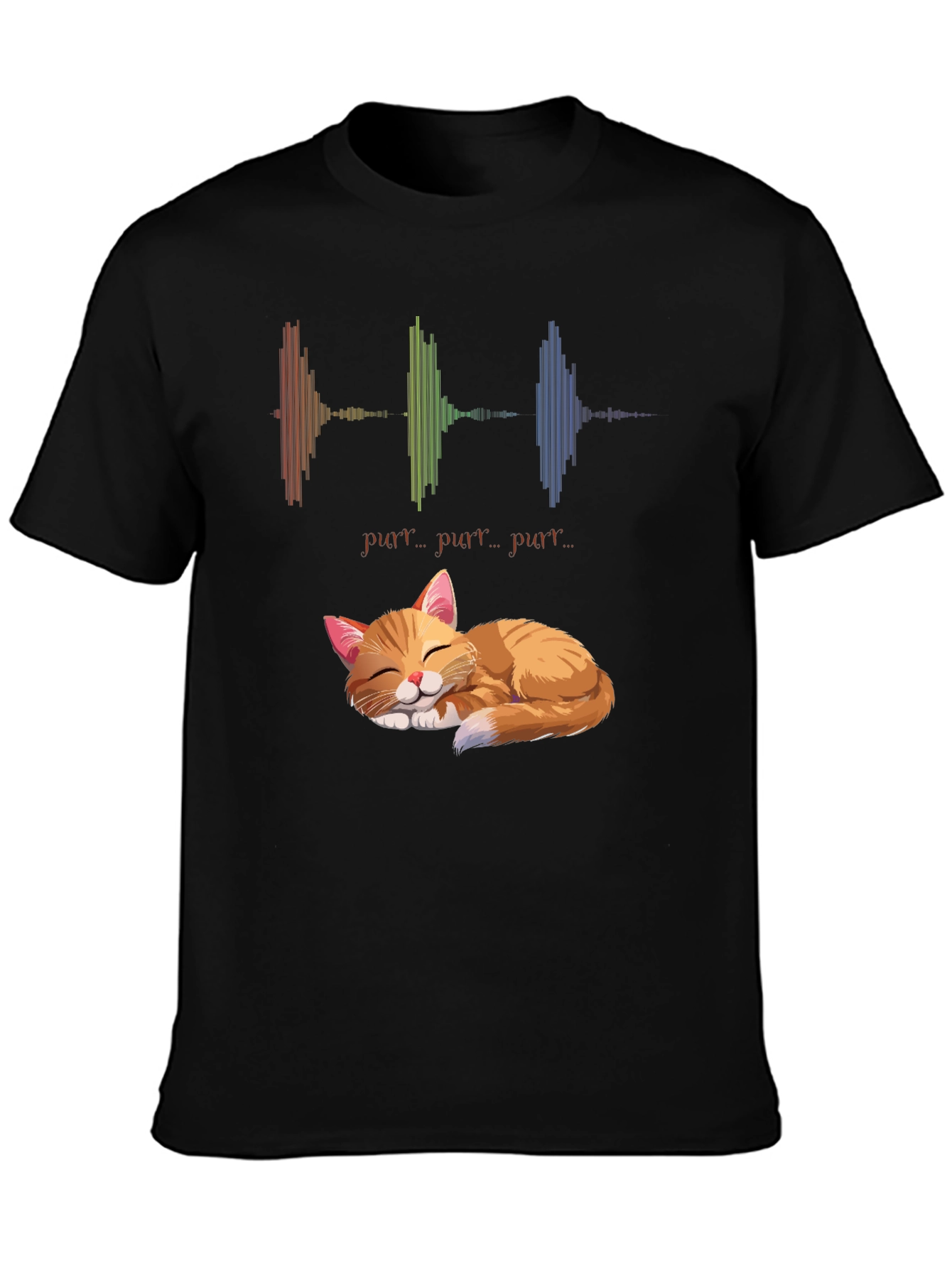 Purrfect Cat Graphic T-Shirt - Soft & Comfortable