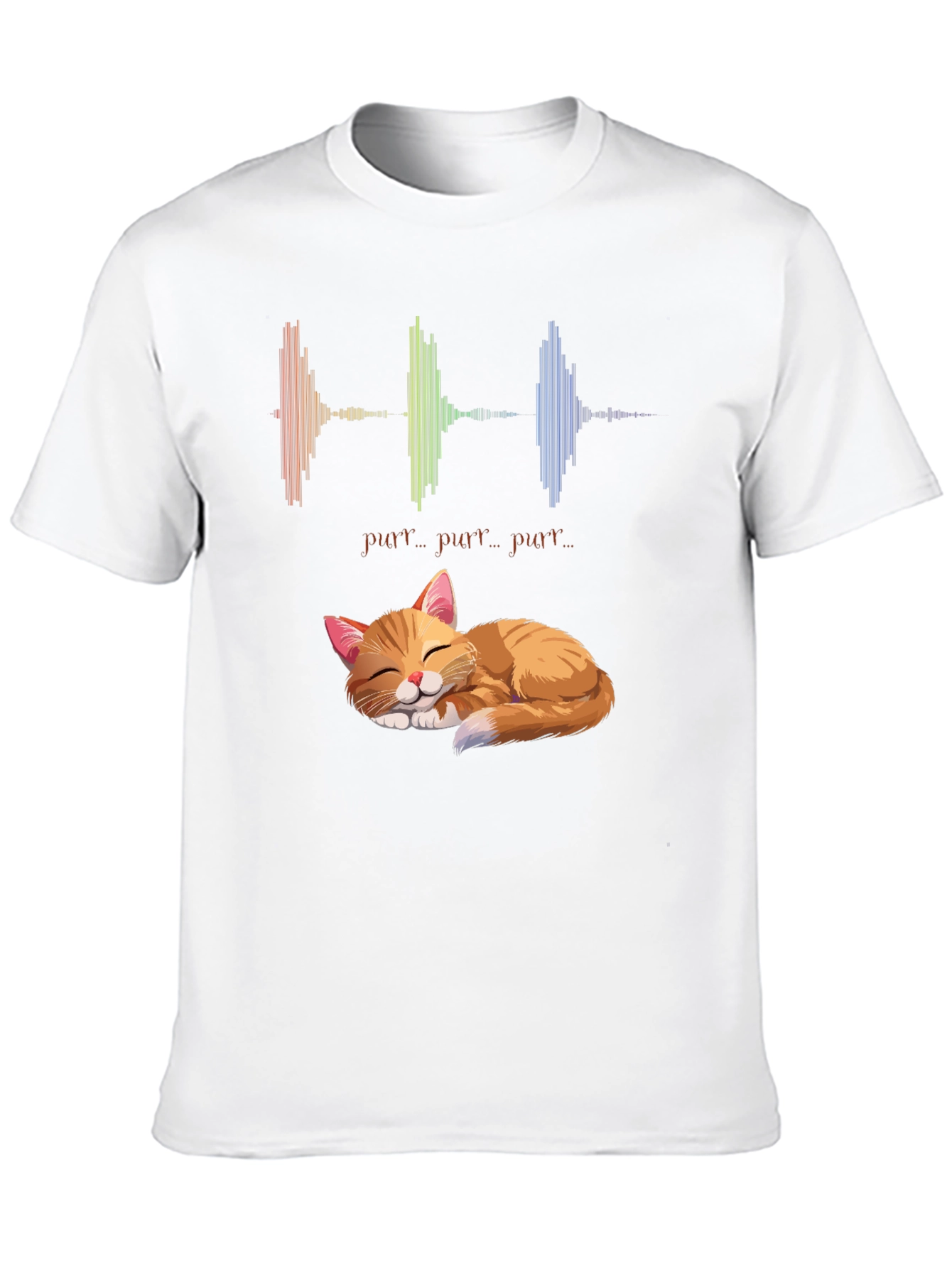 Purrfect Cat Graphic T-Shirt - Soft & Comfortable