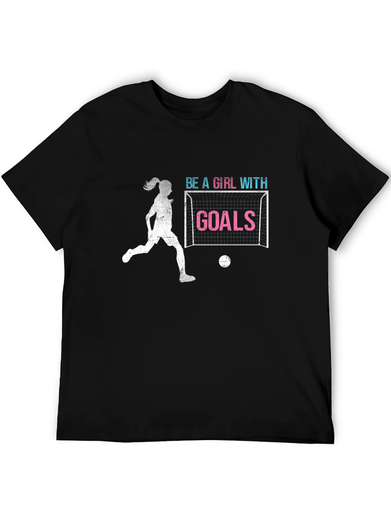 Girl with Goals Soccer Graphic Tee