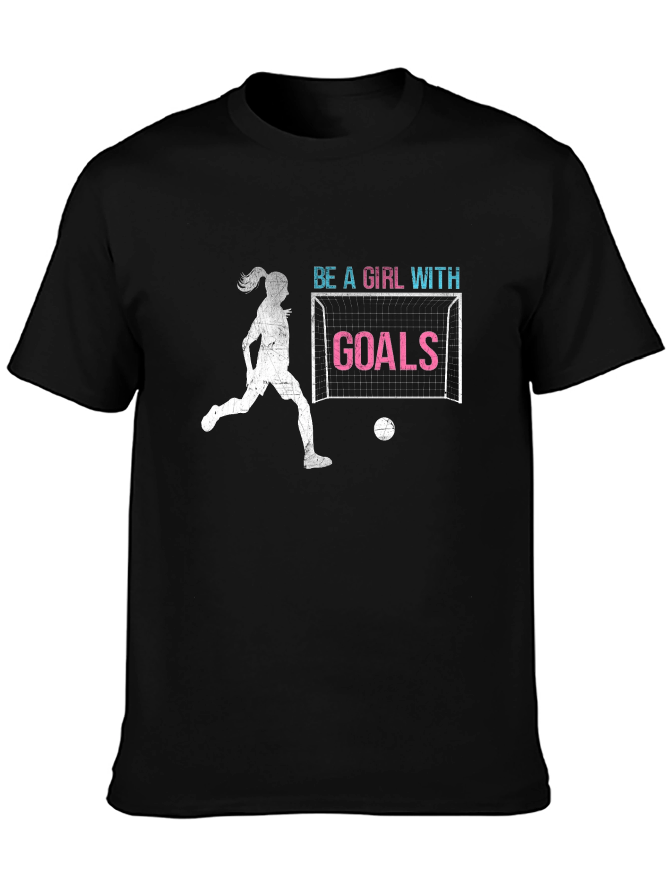 Girl with Goals Soccer Graphic Tee