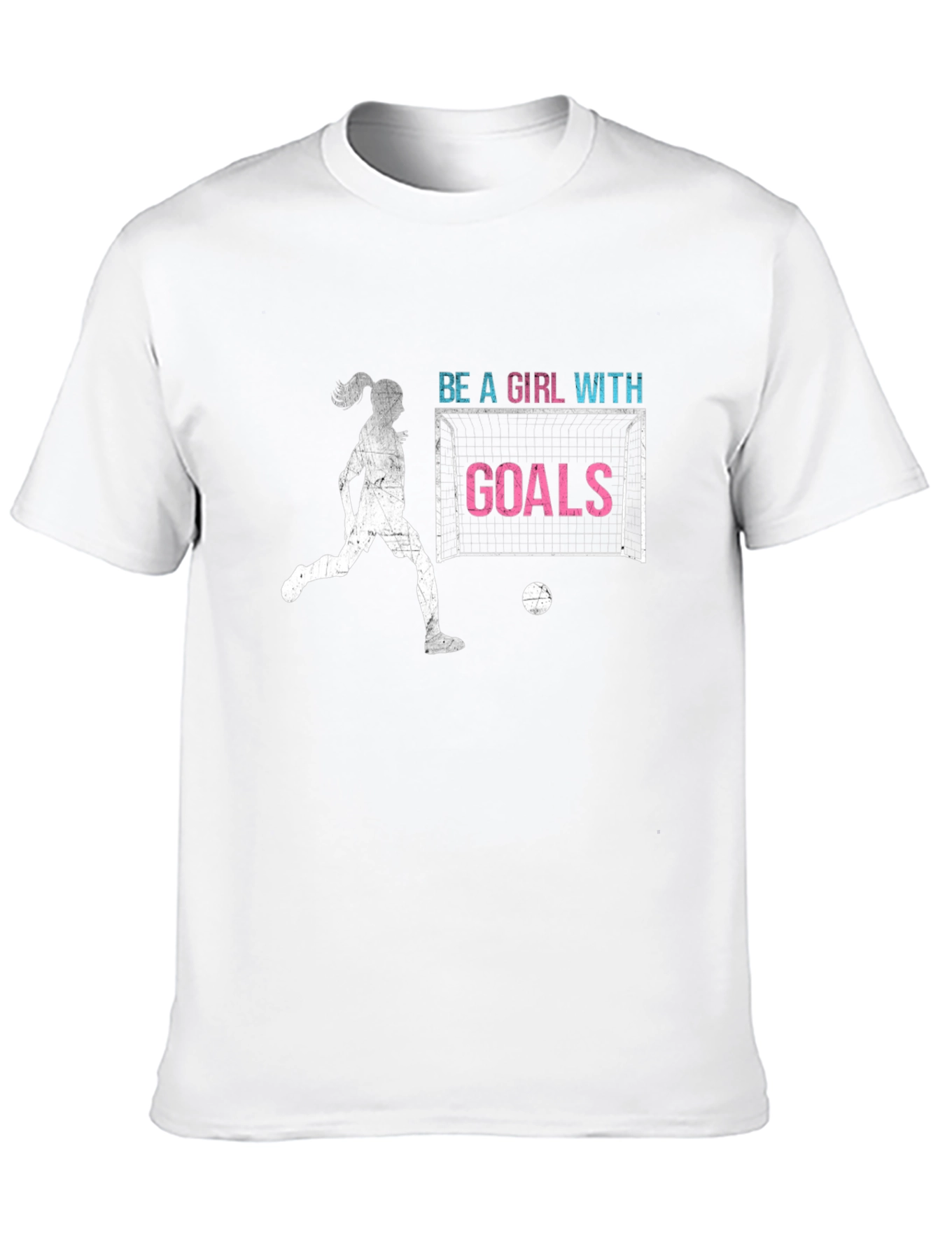 Girl with Goals Soccer Graphic Tee