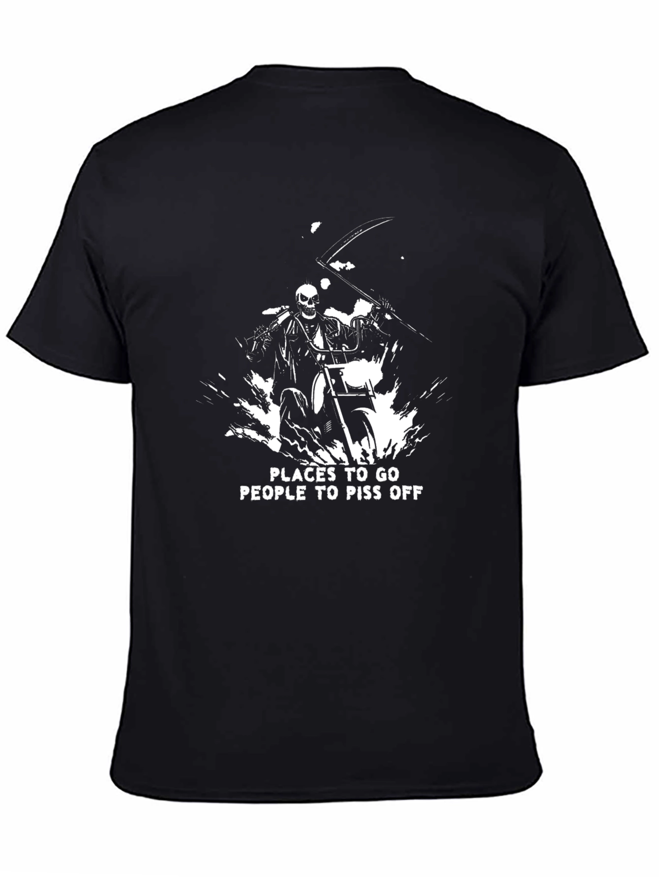 Grim Rider Graphic Tee - Places to Piss Off