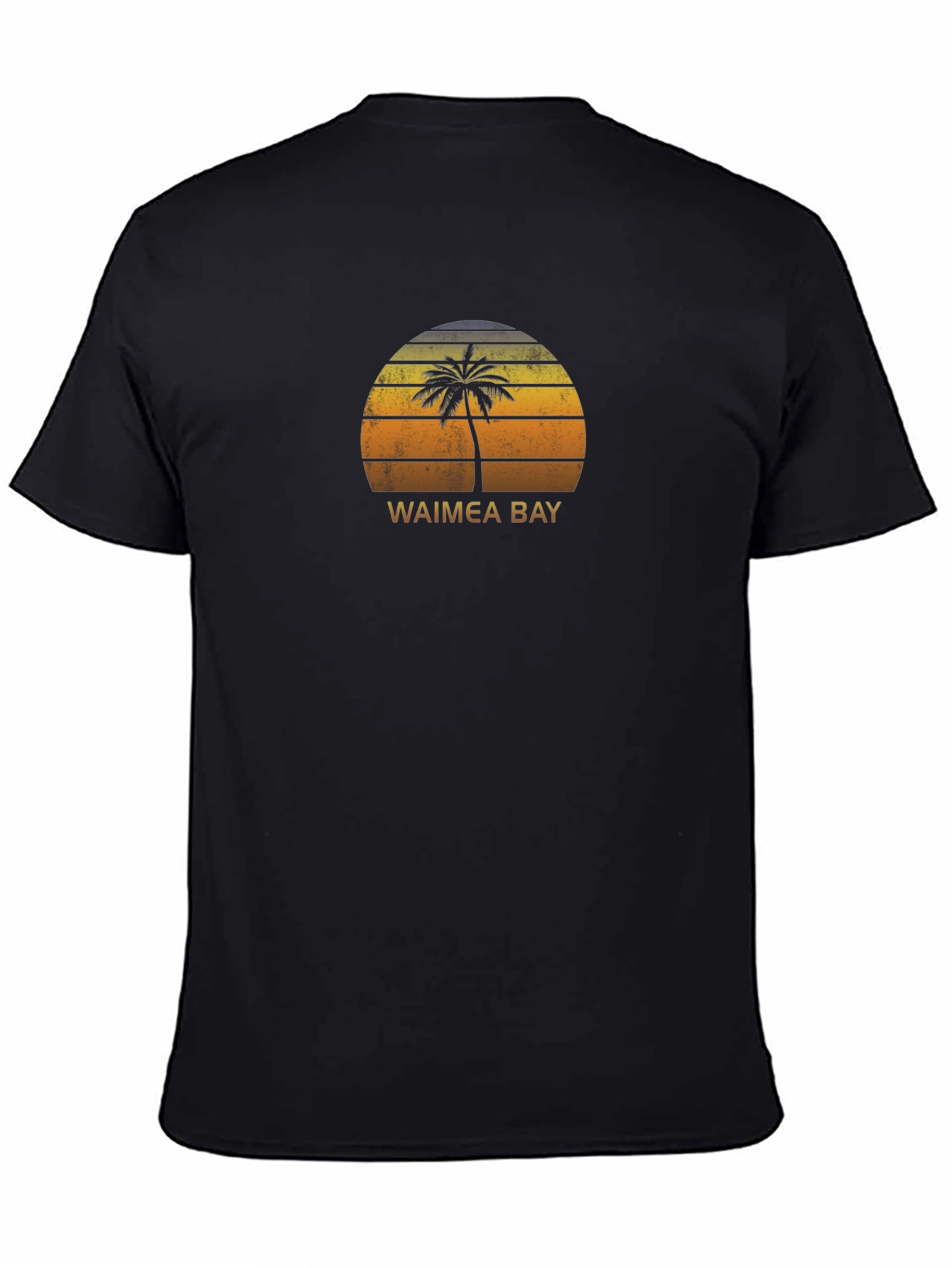 Waimea Bay Palm Tree Sunset T-Shirt