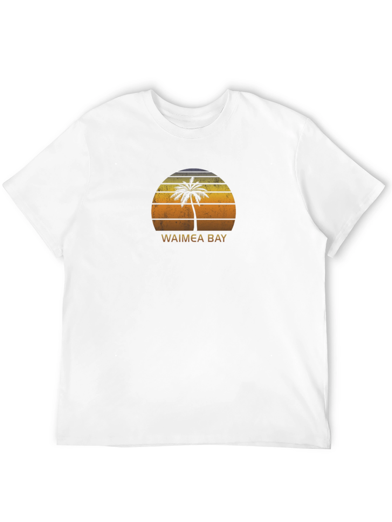 Waimea Bay Palm Tree Sunset T-Shirt