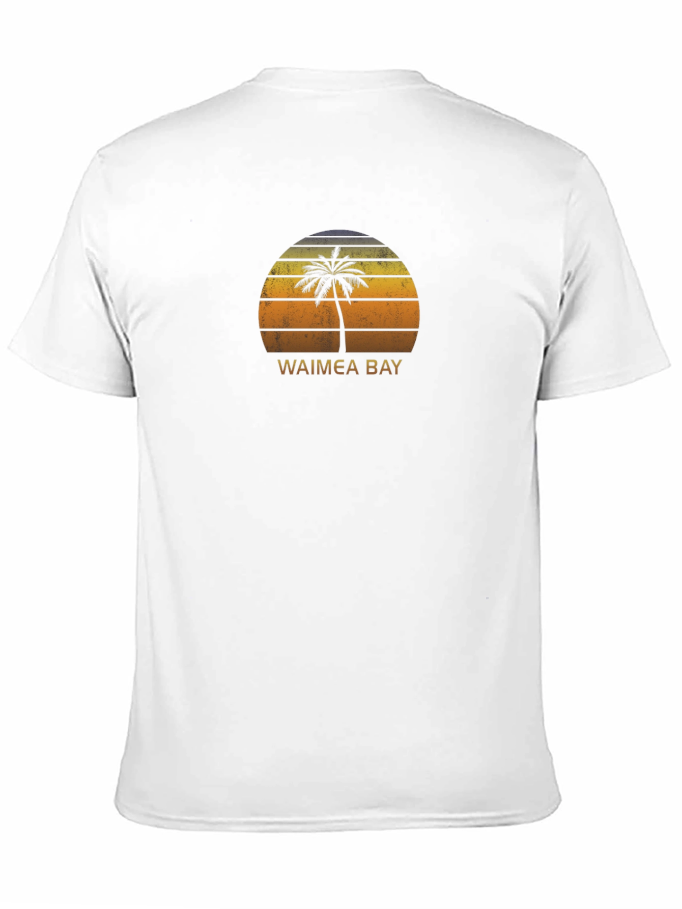 Waimea Bay Palm Tree Sunset T-Shirt