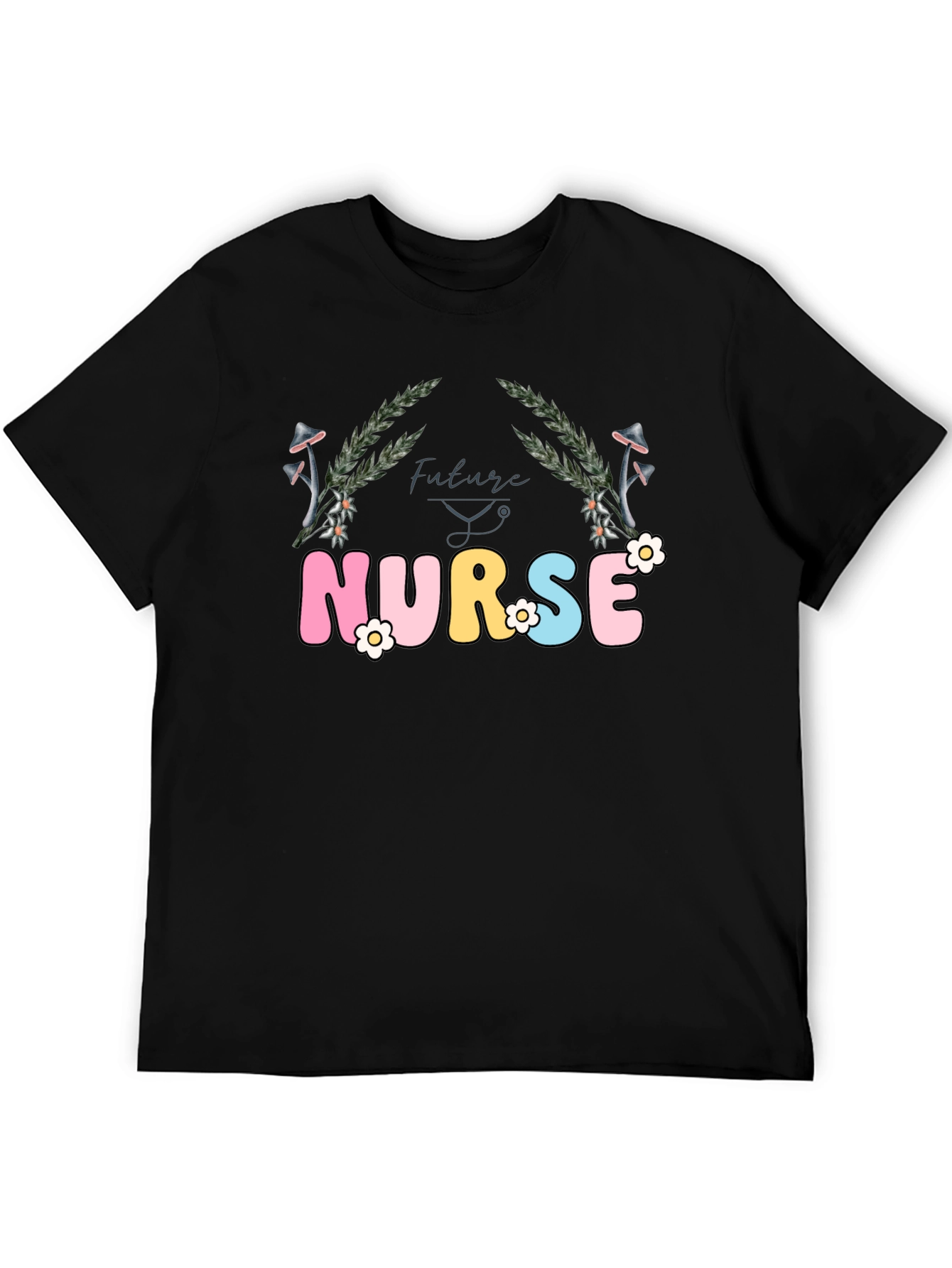 Future Nurse T-Shirt - Floral Design
