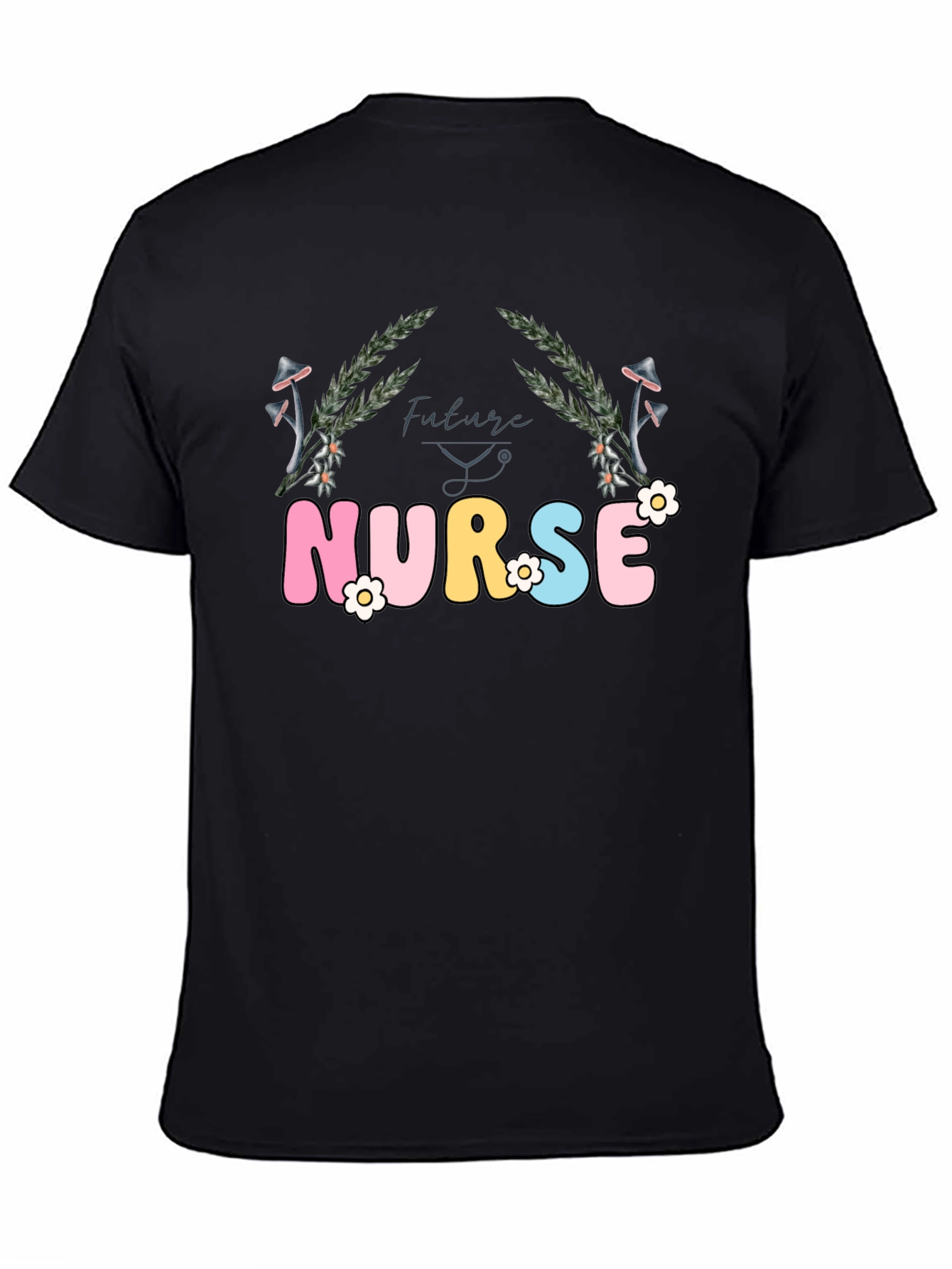 Future Nurse T-Shirt - Floral Design