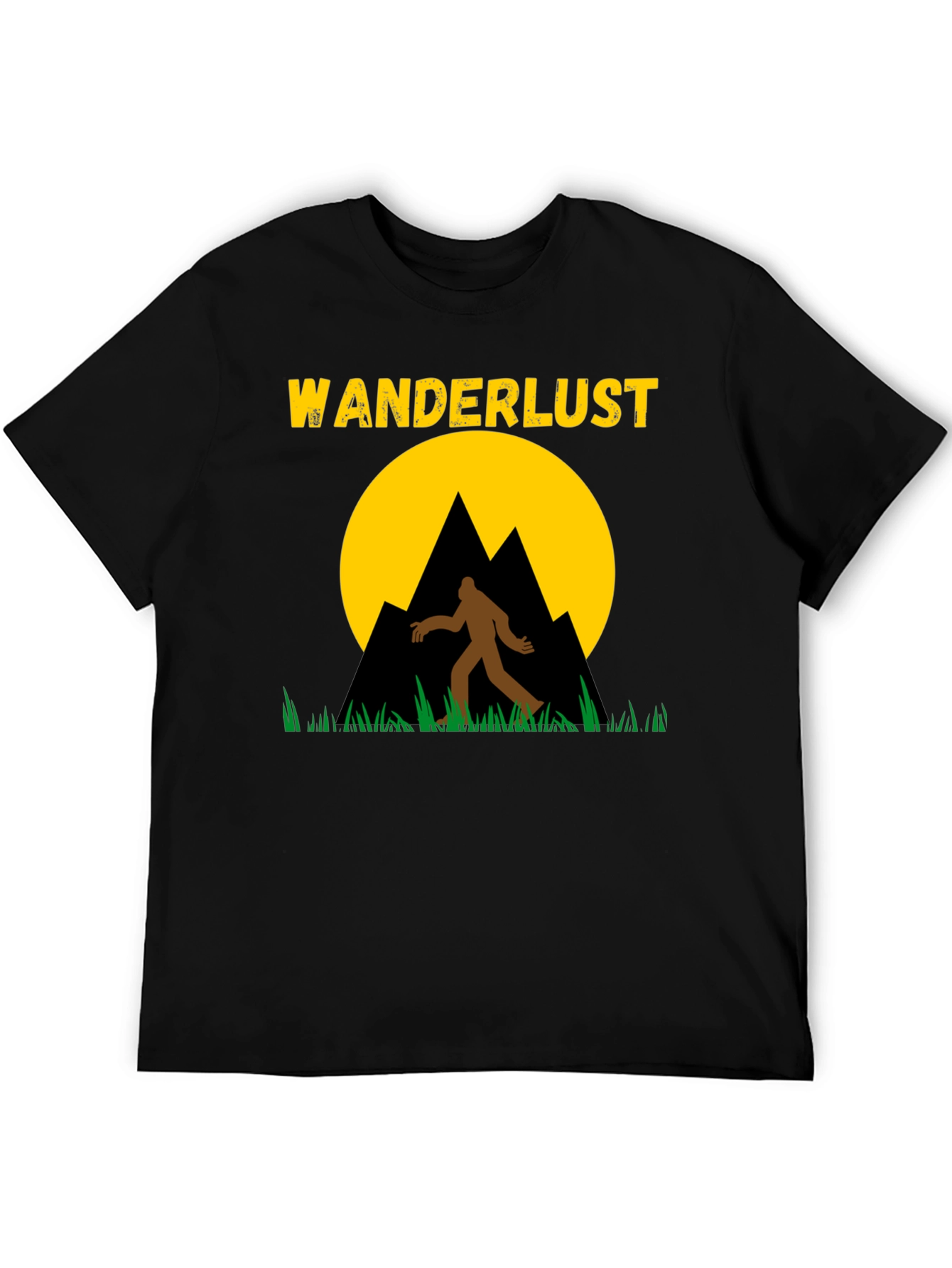Wanderlust Bigfoot Graphic Tee - Adventure Awaits!