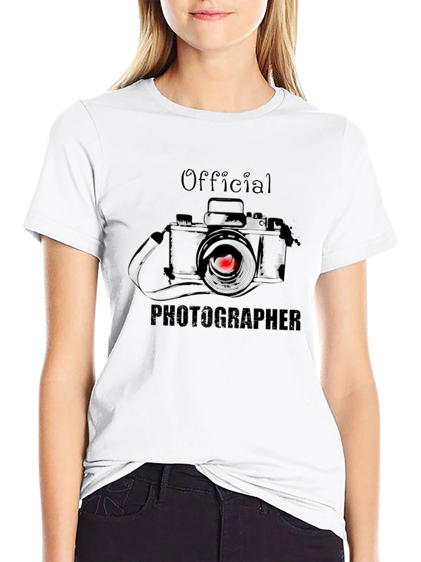 Official Photographer Graphic T-Shirt - Black