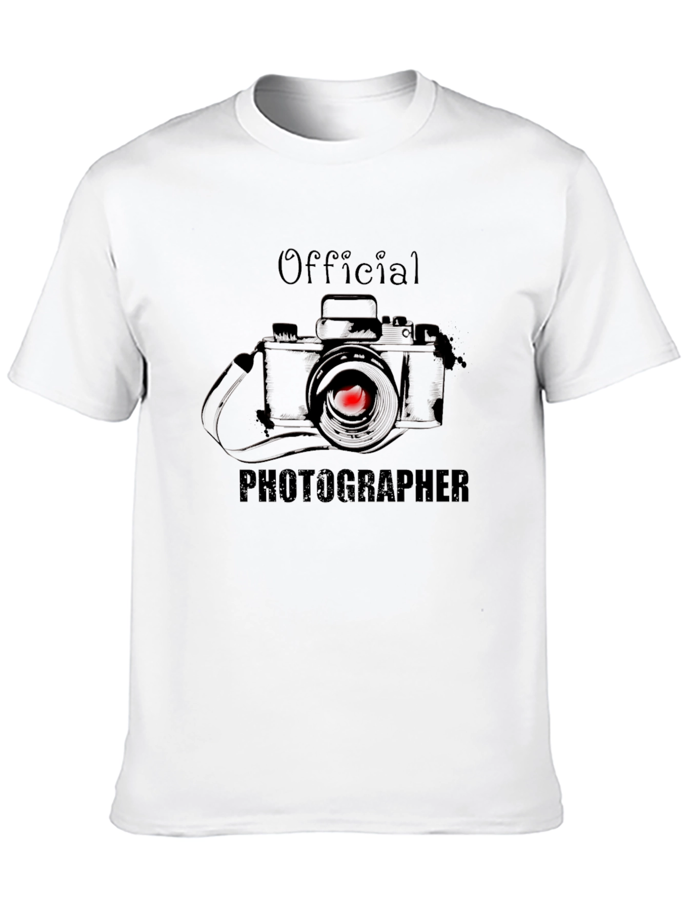 Official Photographer Graphic T-Shirt - Black