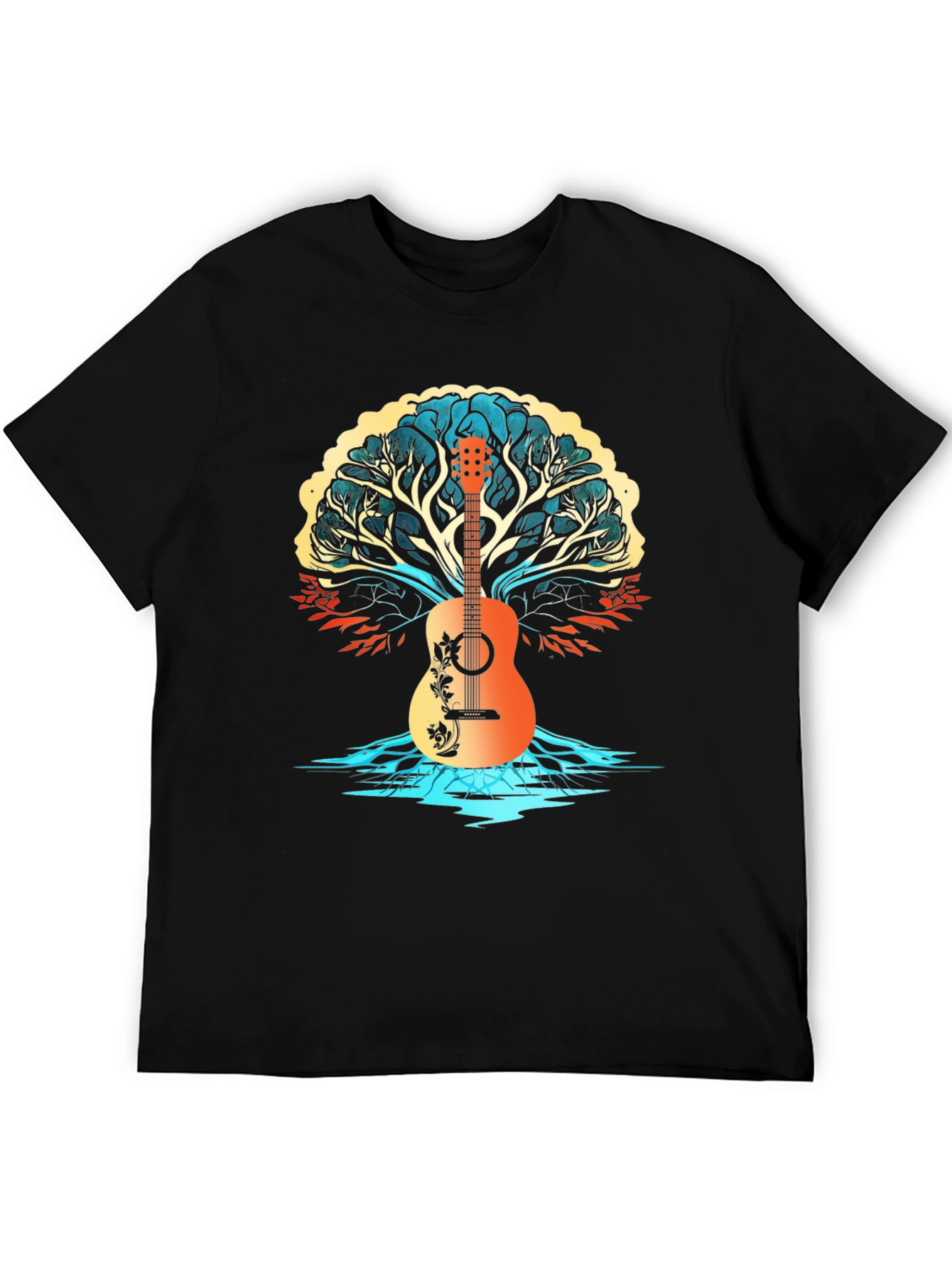 Guitar Tree Graphic T-Shirt