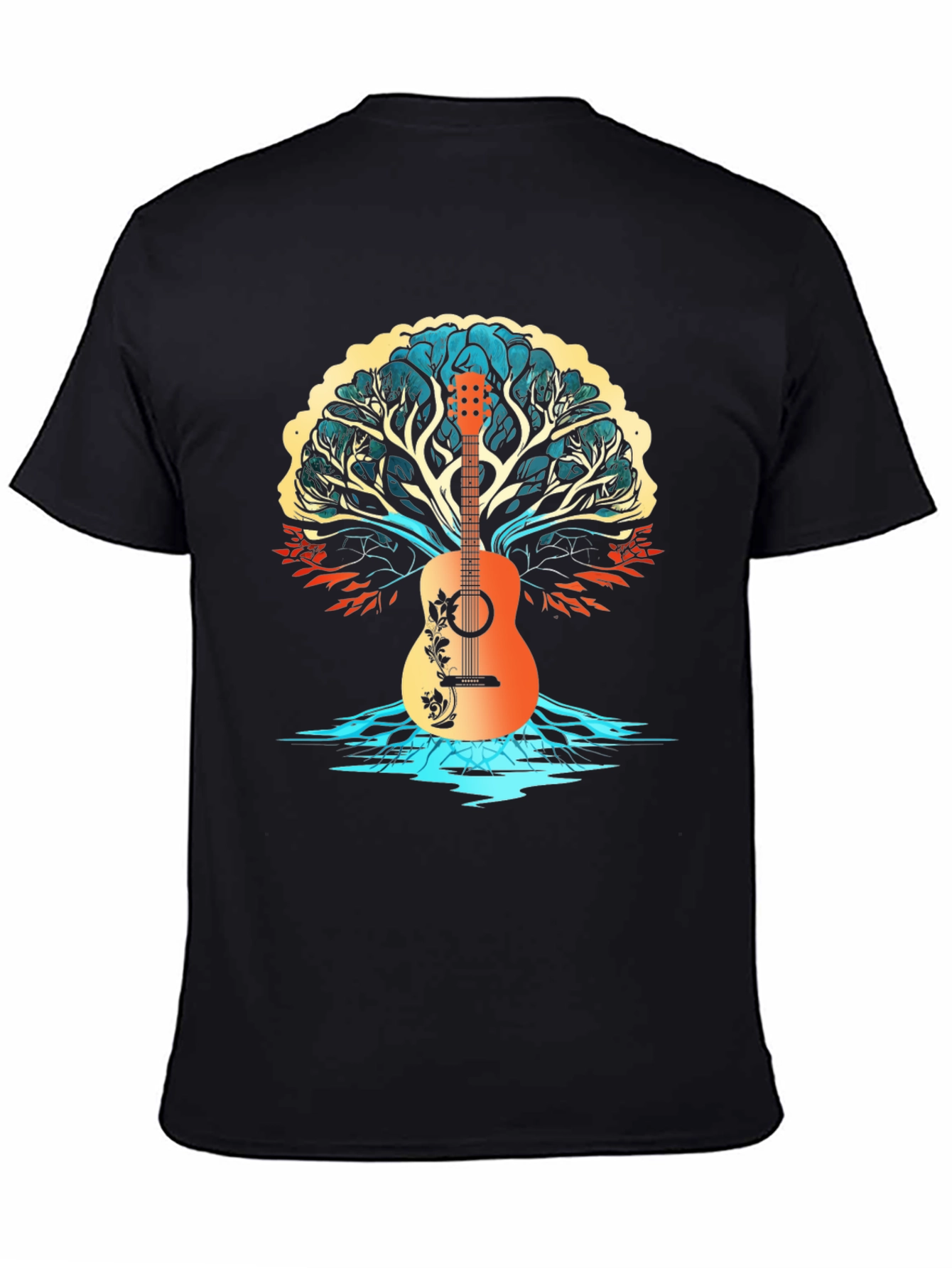 Guitar Tree Graphic T-Shirt