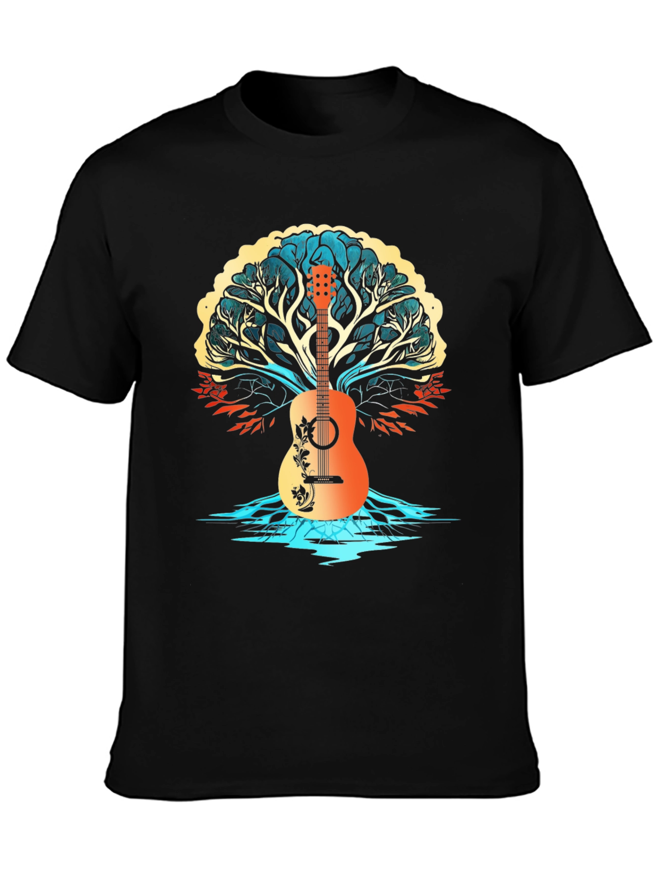 Guitar Tree Graphic T-Shirt