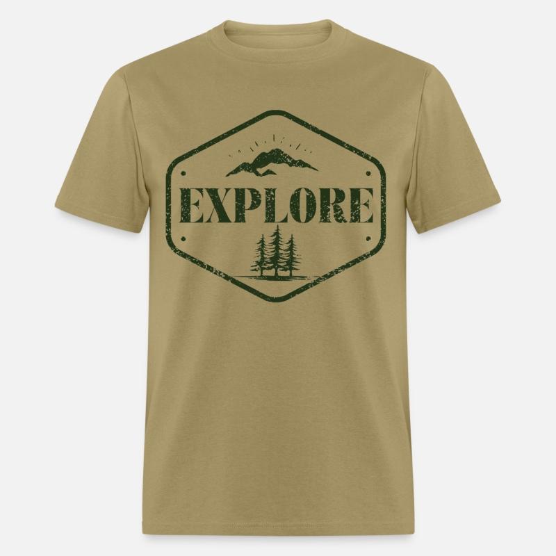 Explore Vintage Mountain Forest Design, Wilderness