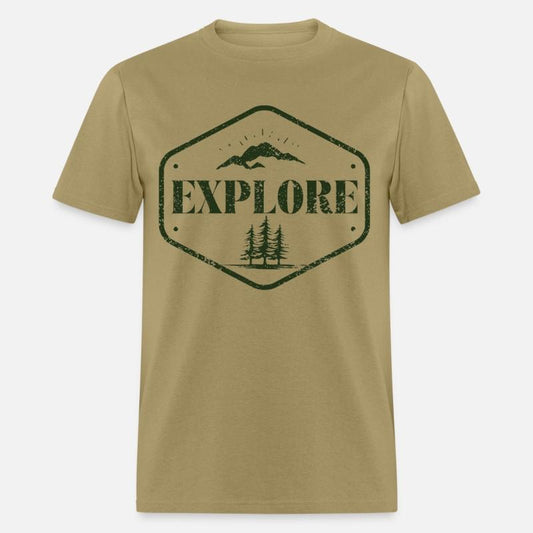 Explore Vintage Mountain Forest Design, Wilderness