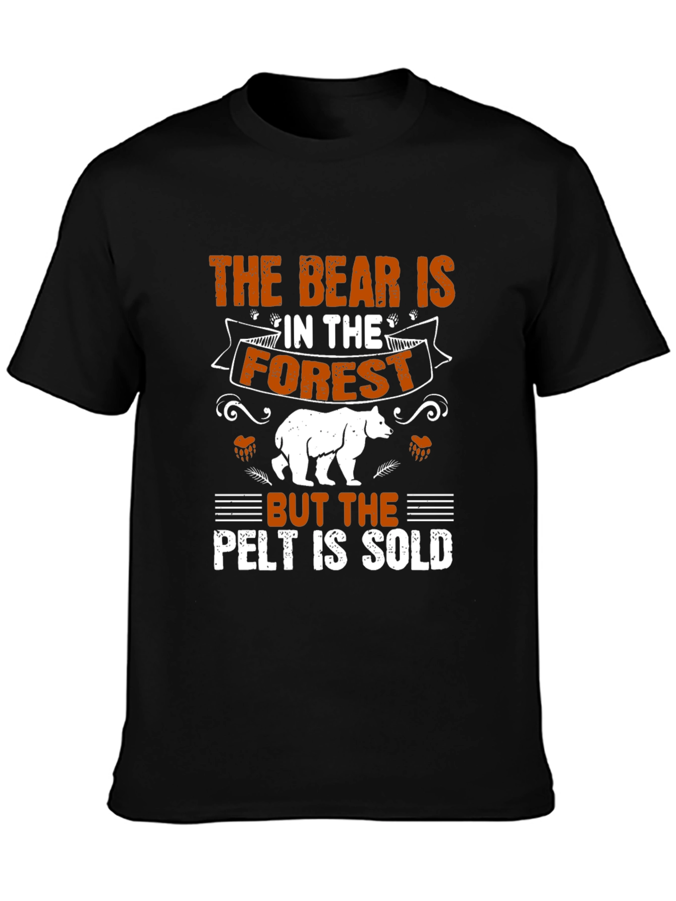 Bear in Forest Novelty T-Shirt