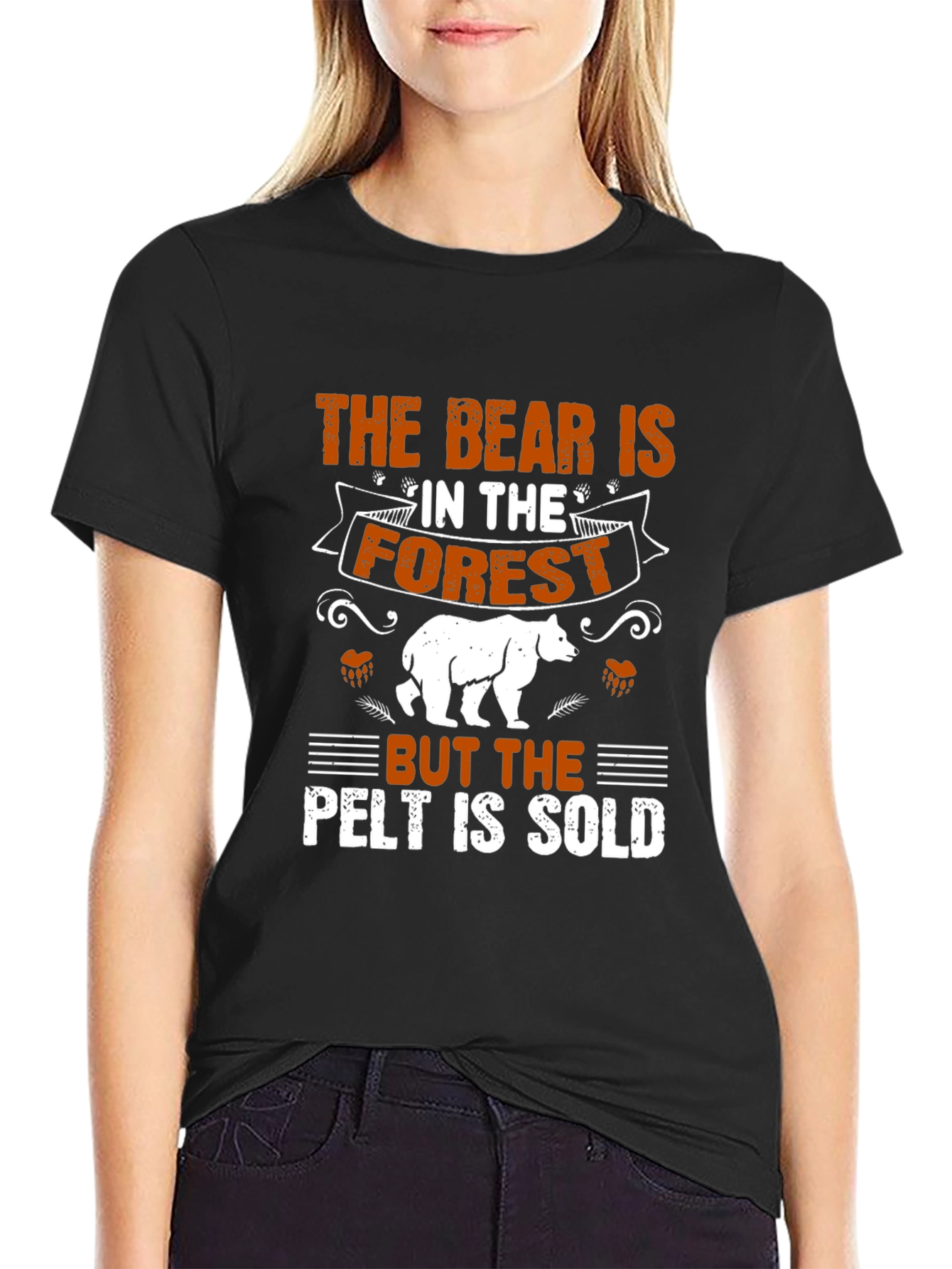 Bear in Forest Novelty T-Shirt