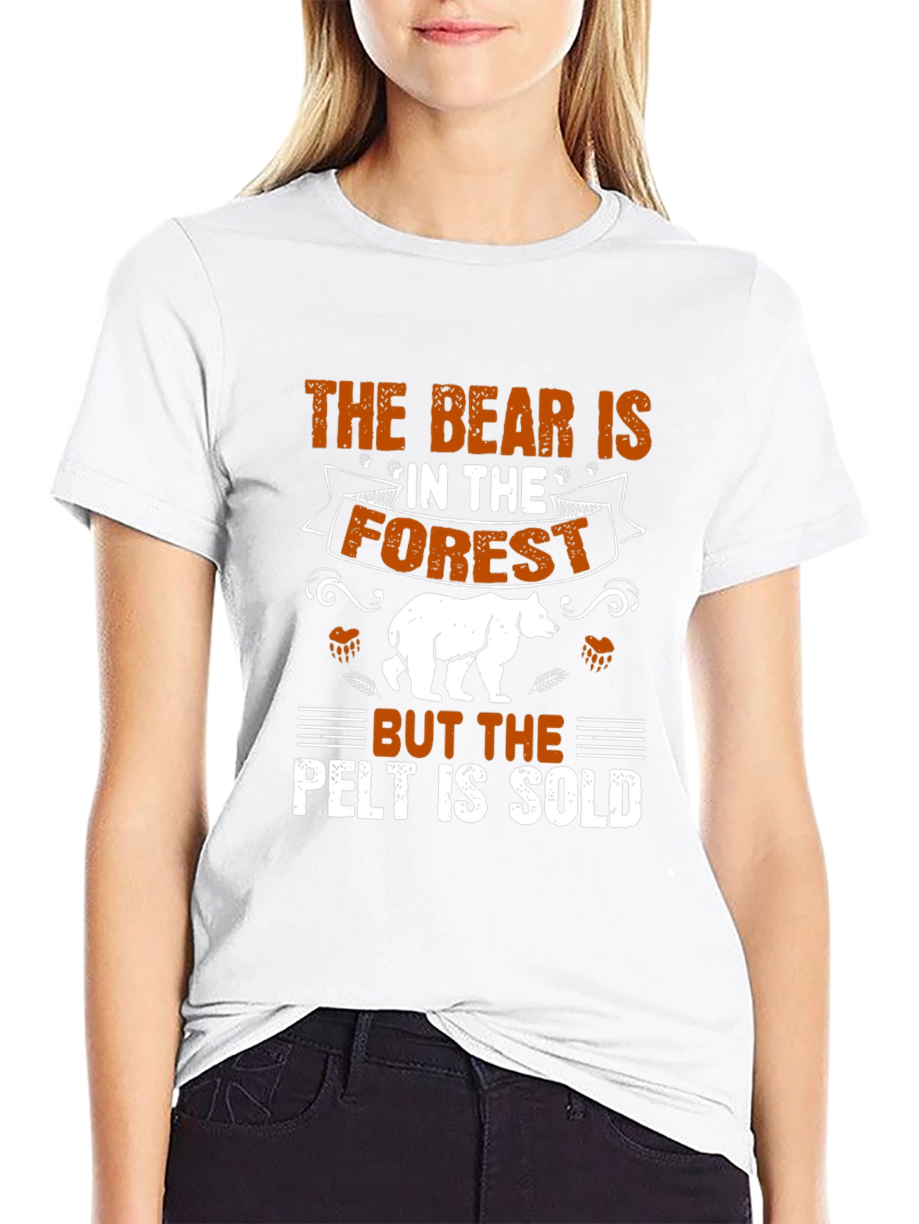 Bear in Forest Novelty T-Shirt