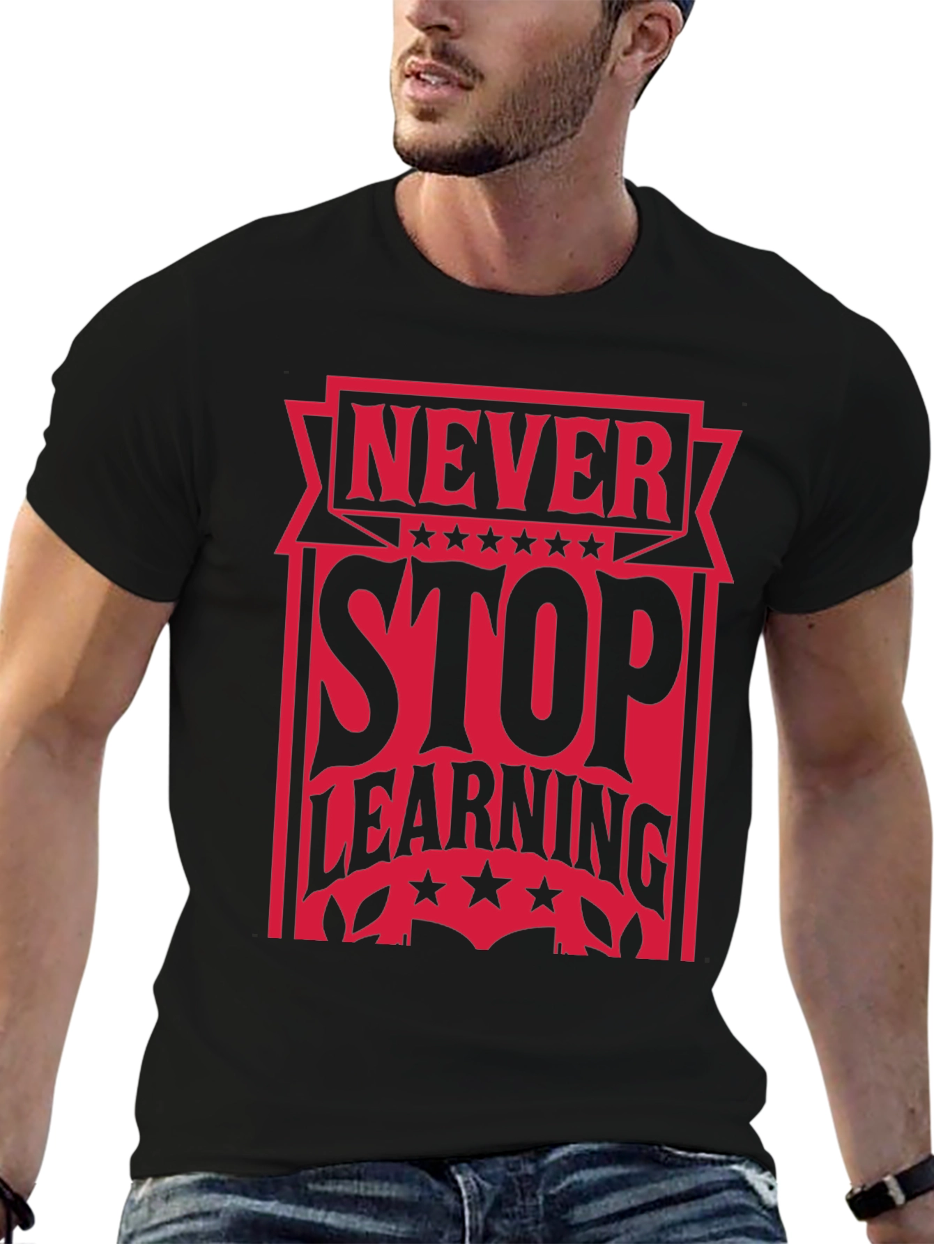 Never Stop Learning Graphic Tee