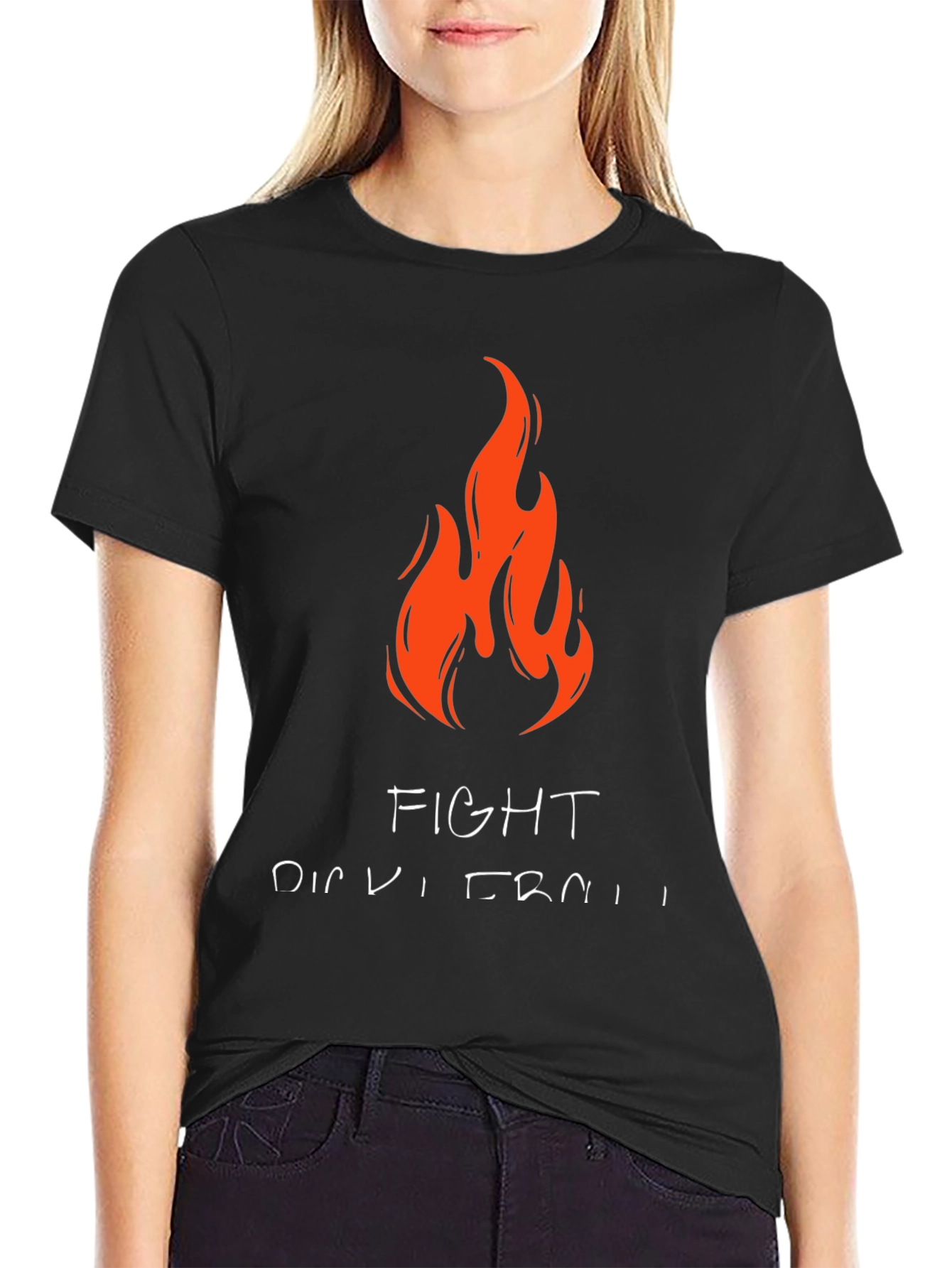 Fiery Pickleball Fight T-Shirt