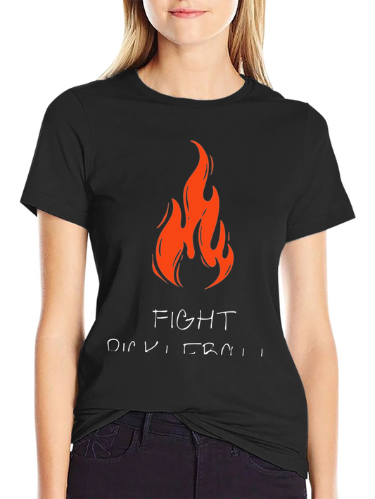 Fiery Pickleball Fight T-Shirt