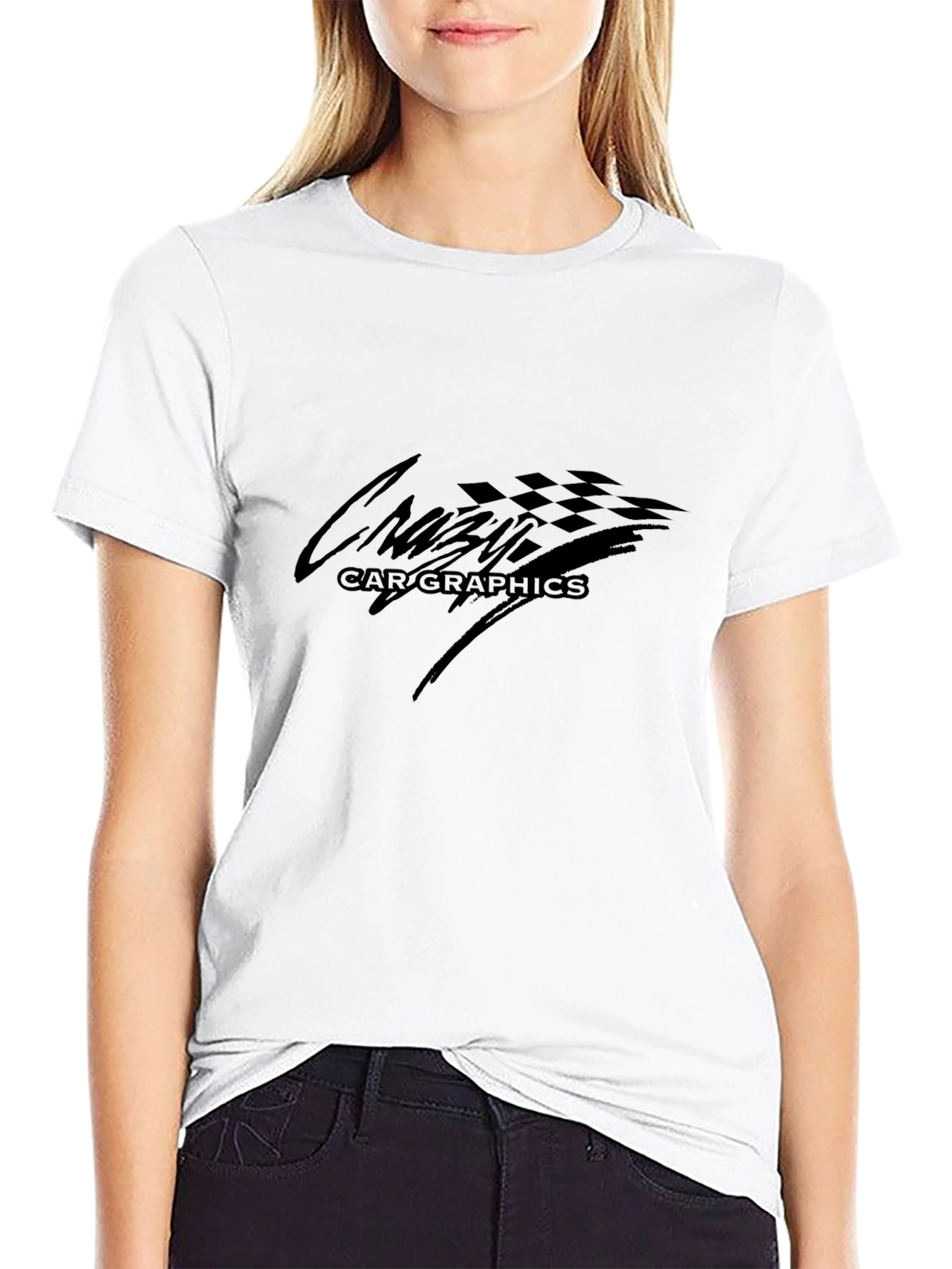 Cruise Car Graphics Black T-Shirt