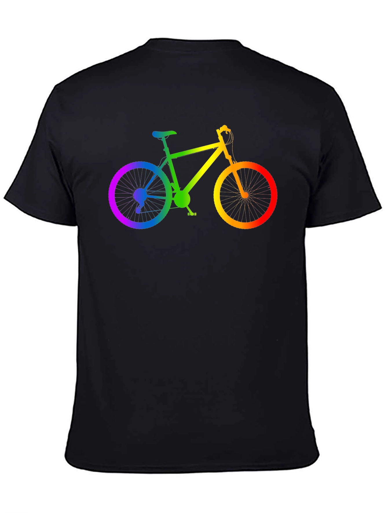 Rainbow Bike Graphic T-Shirt
