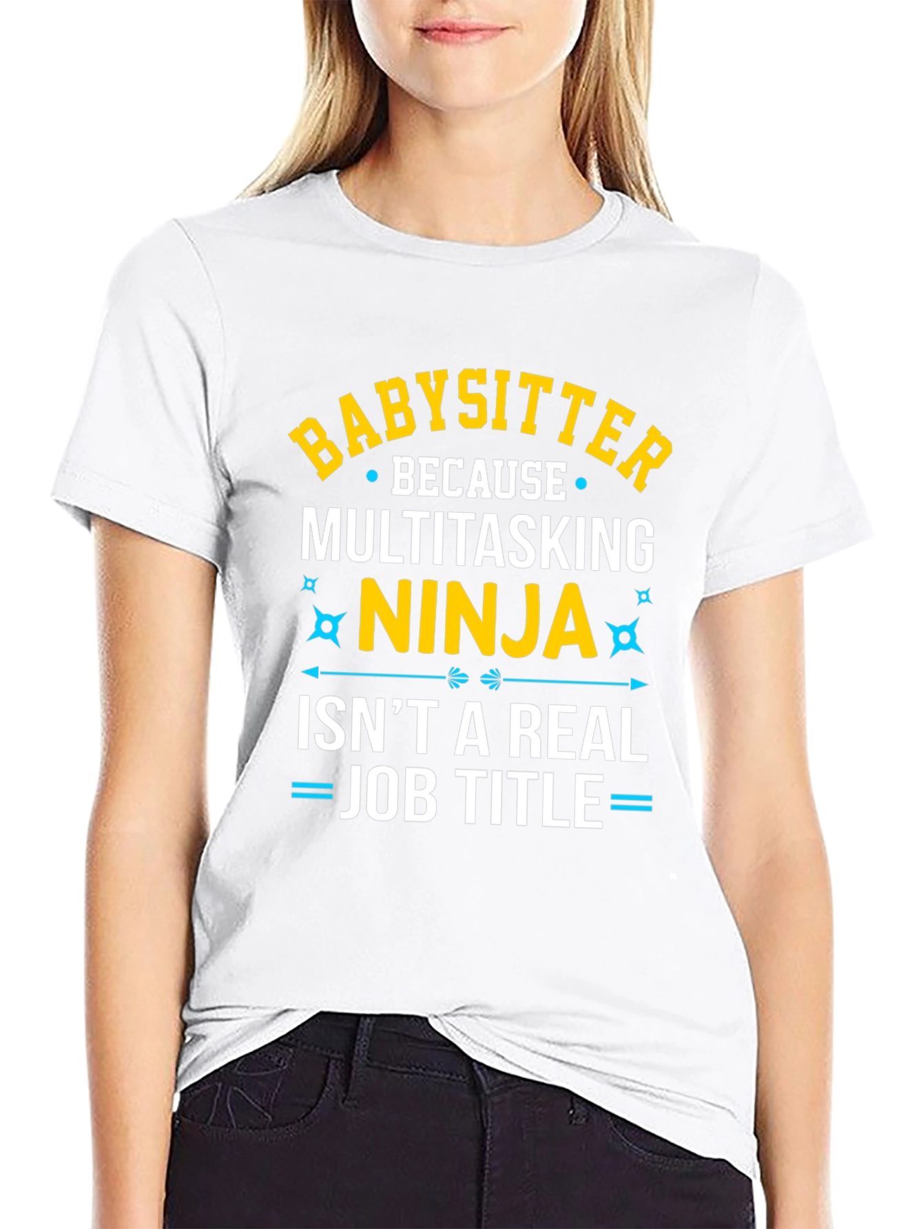 Babysitter Ninja Funny Job T-Shirt
