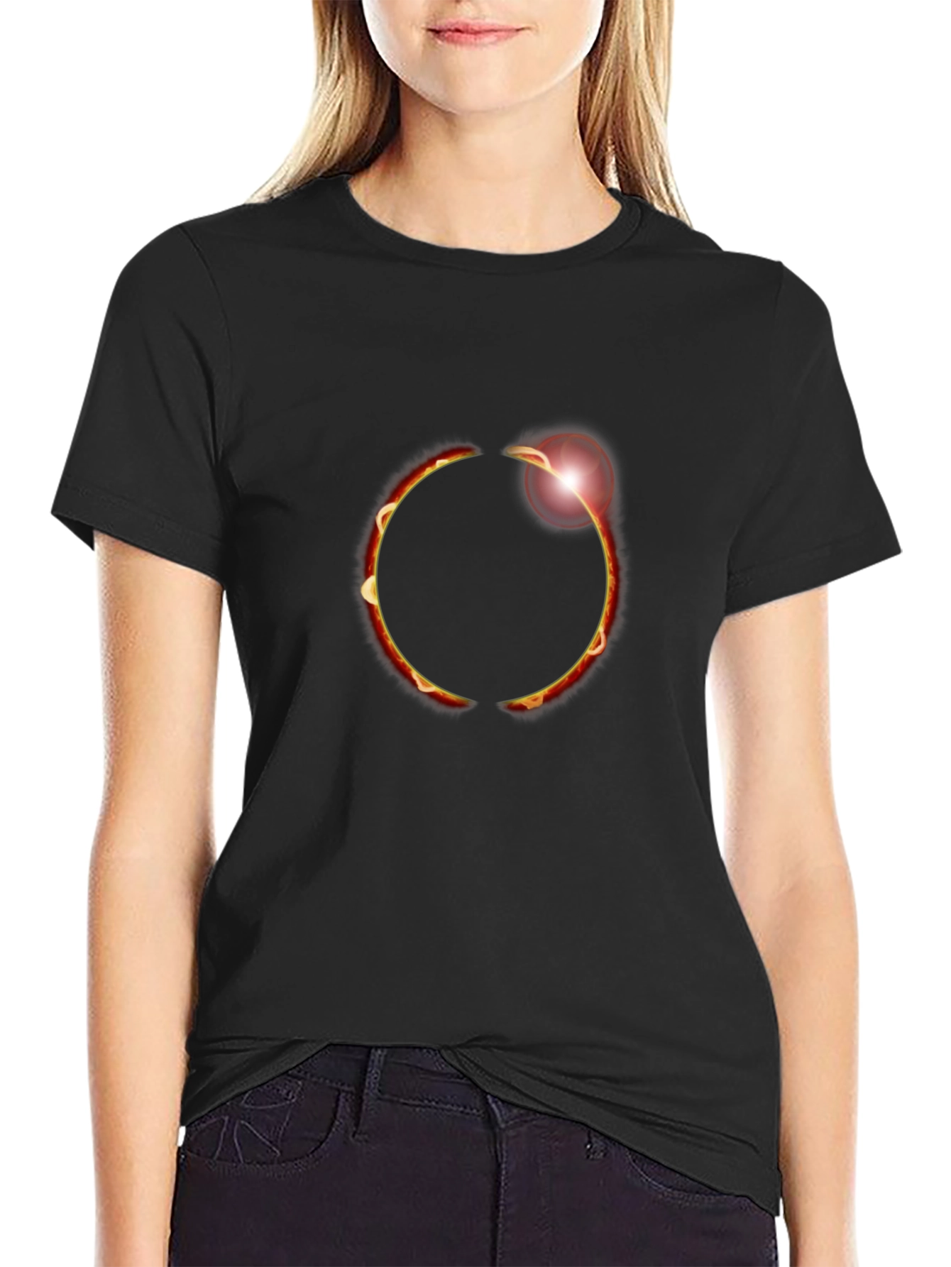 Eclipse Graphic Tee - Stylish Astronomy Shirt