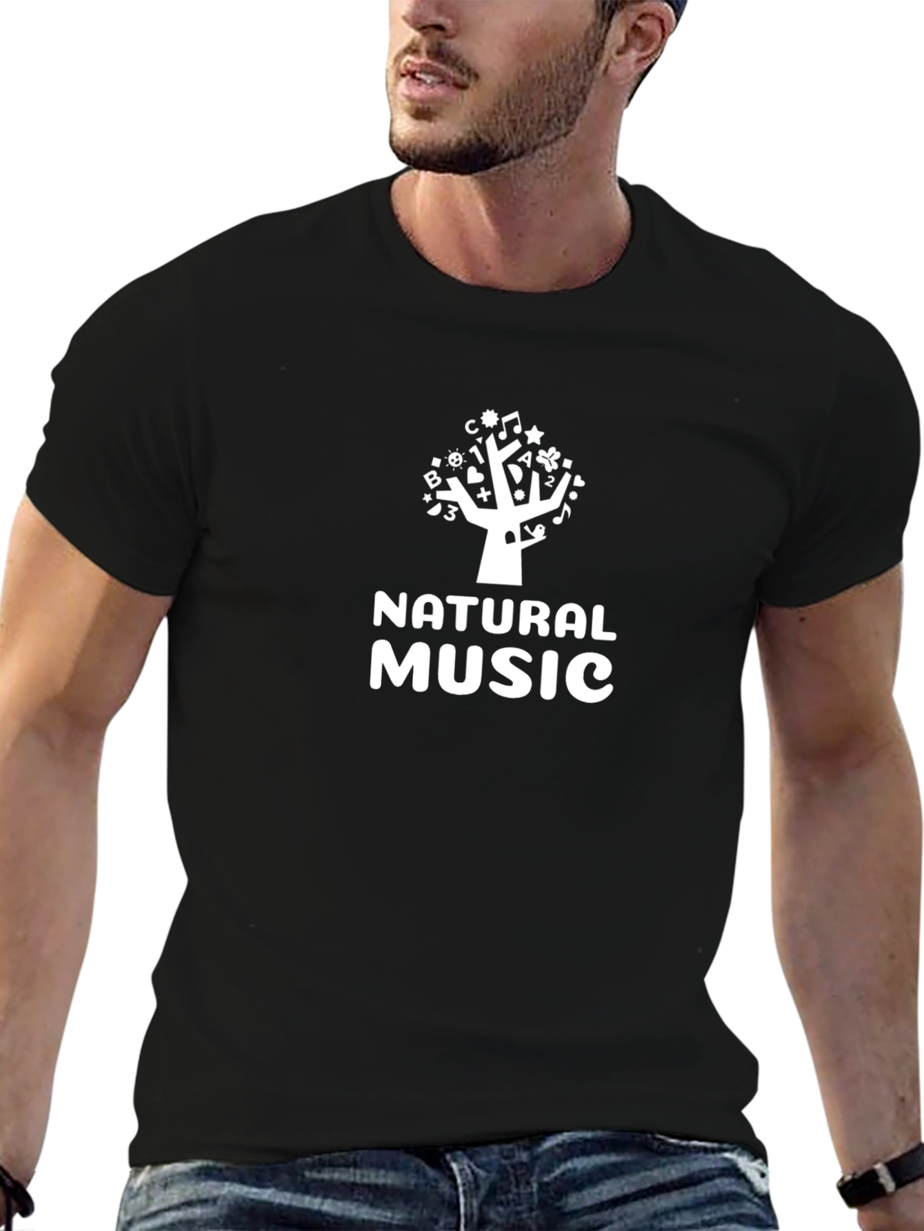 Natural Music Graphic T-Shirt