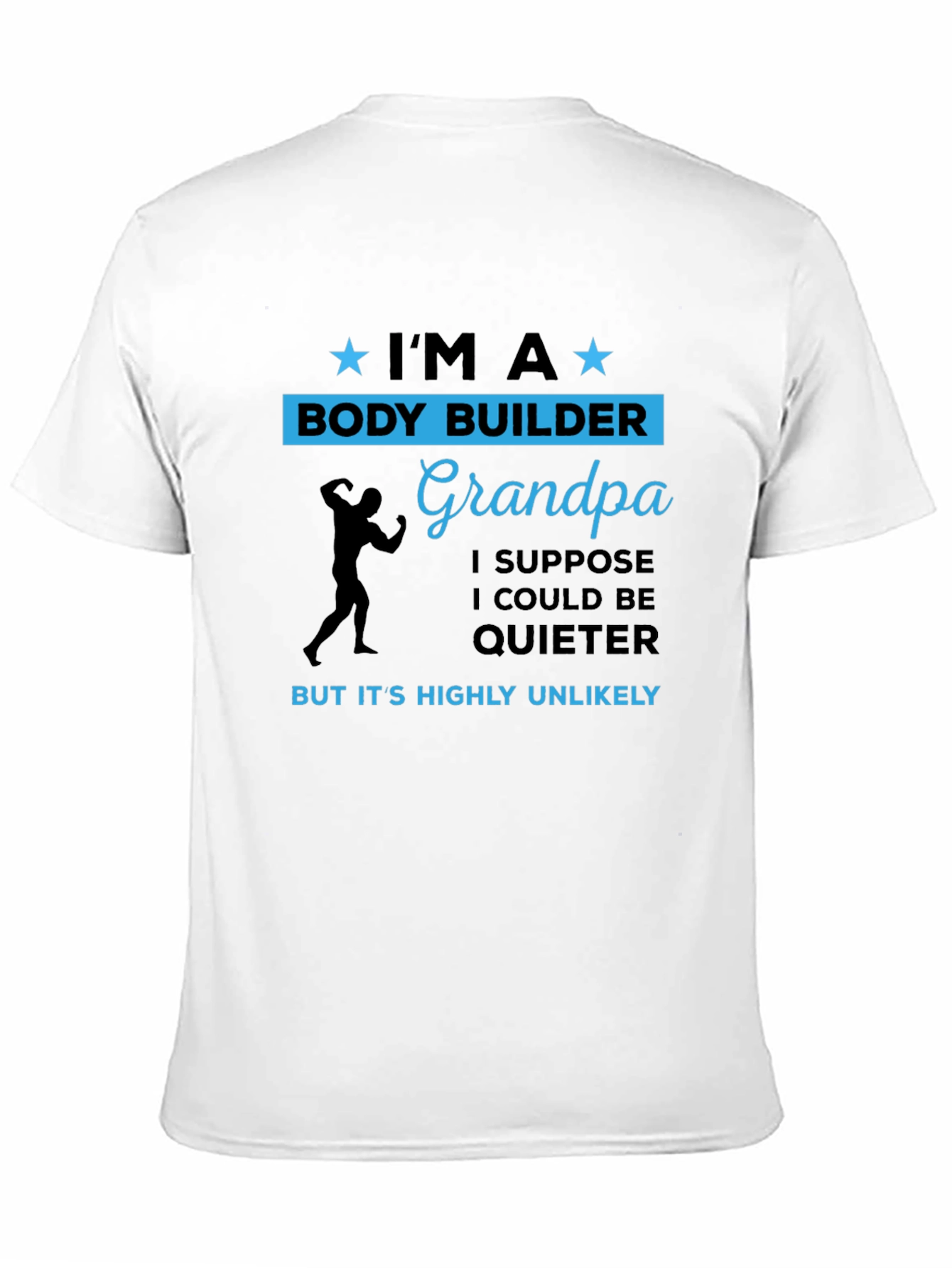 Bodybuilder Grandpa T-Shirt - Funny Gift for Weightlifters
